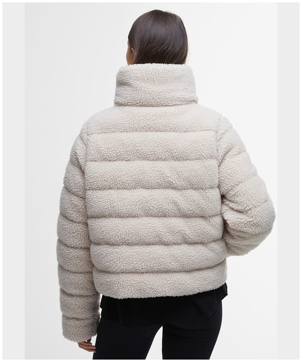Women s Barbour International Franchesca Fleece Quilted Jacket