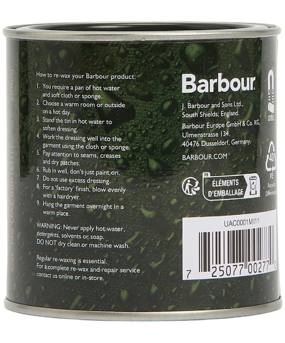 Barbour wax proof dressing discount