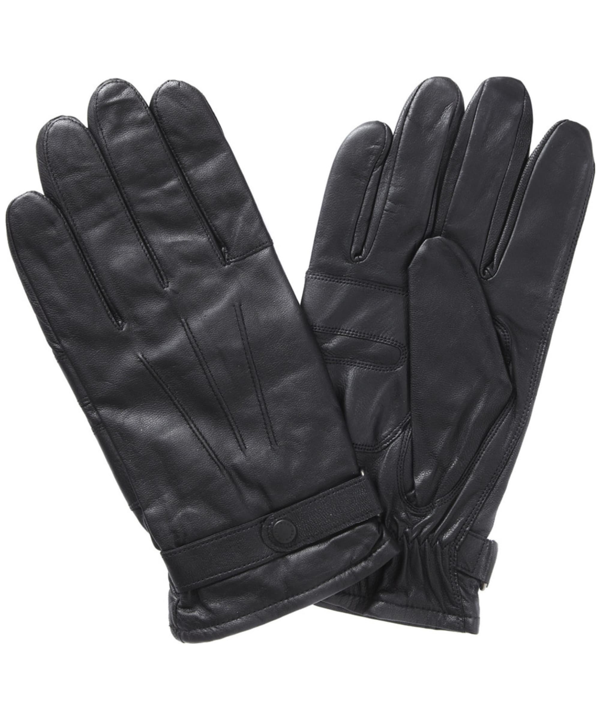 Men's Barbour Burnished Leather Insulated Gloves