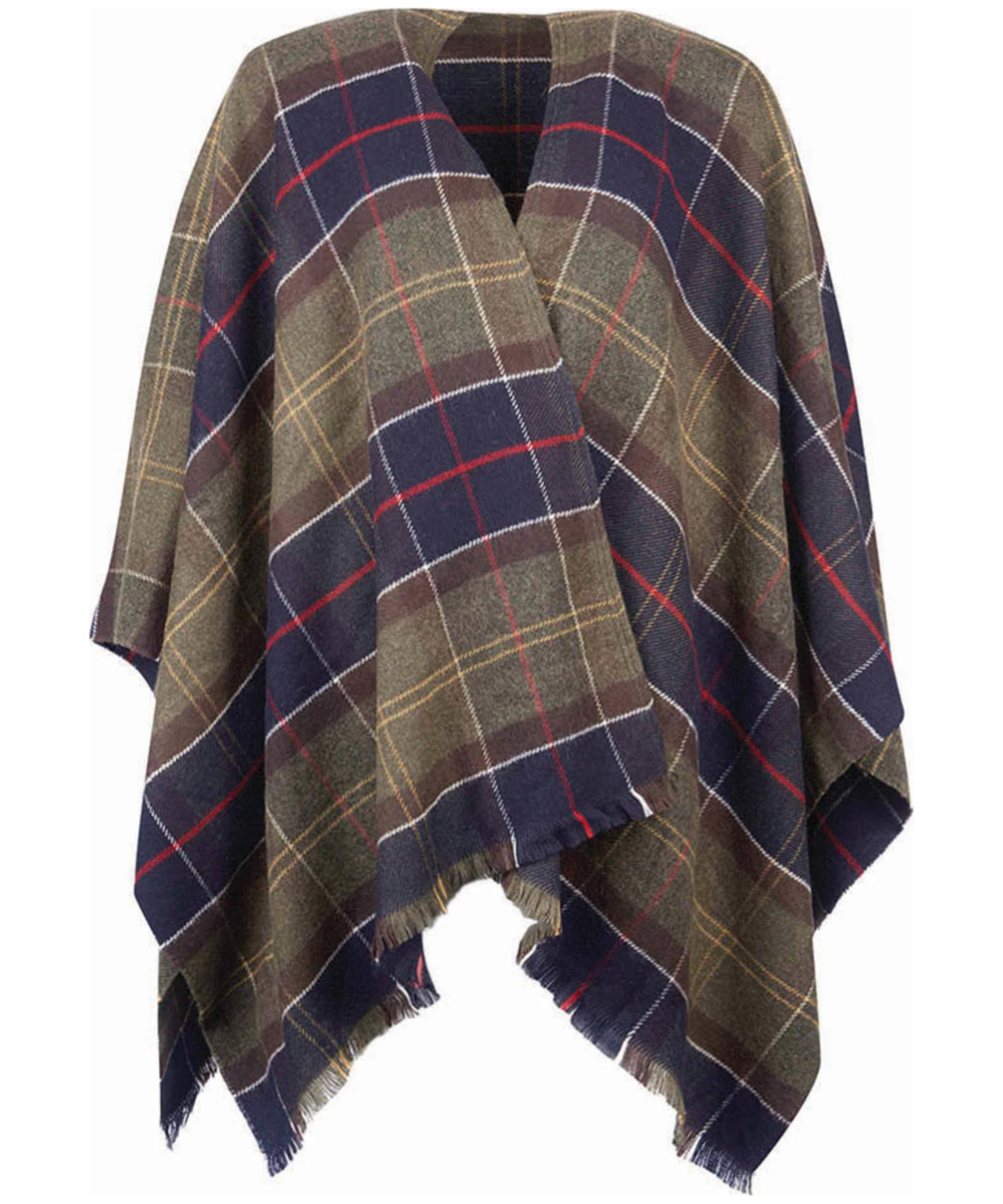 Women's Barbour Staffin Tartan Serape - Main Image