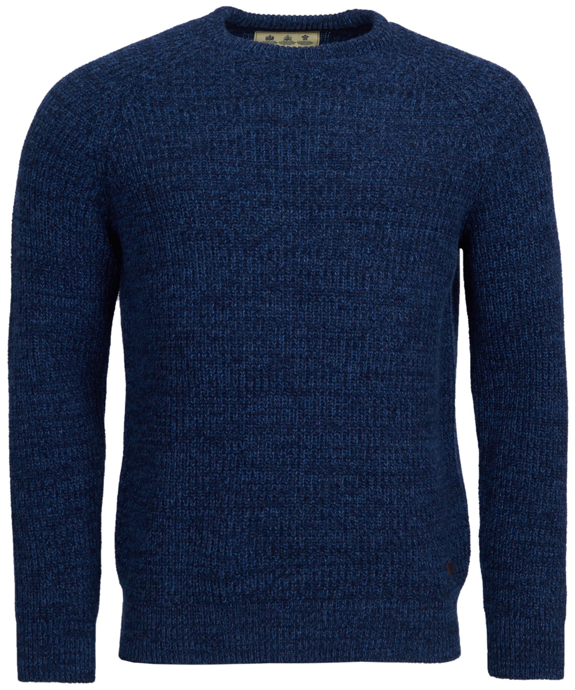 Wool Barbour Tyne Crew Neck Sweater Knit Sweater Barbour Tyne Crew