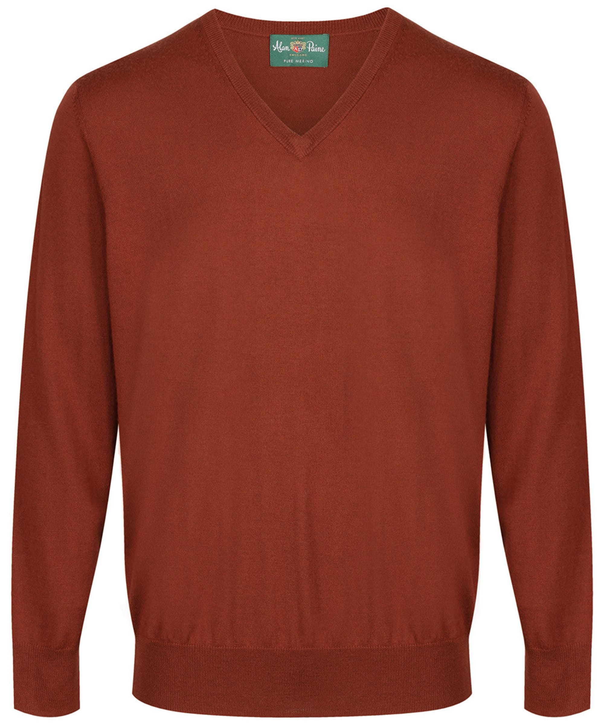 Men's Alan Paine Millbreck V-Neck Merino Sweater