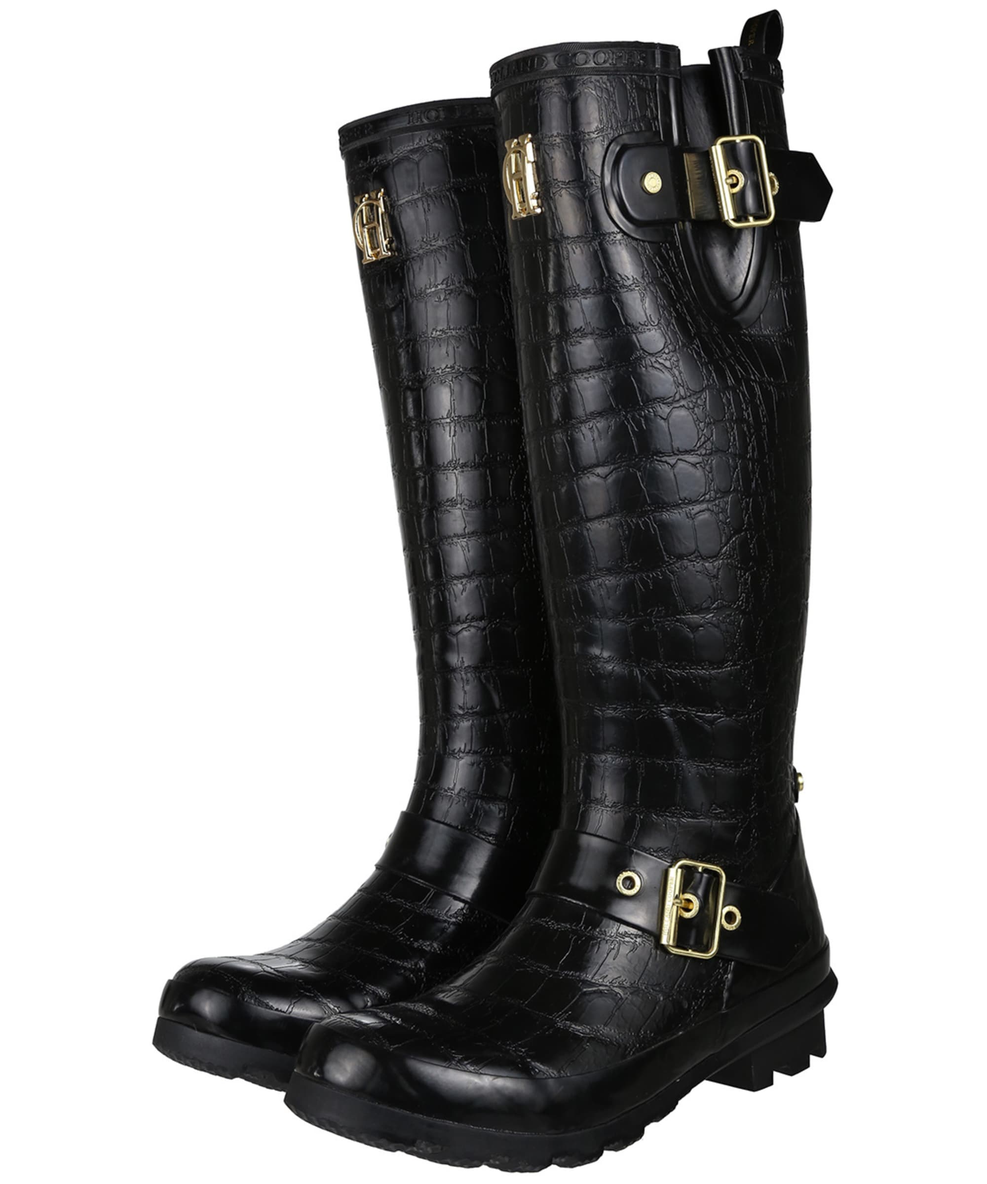 Women's Holland Cooper Sherpa Lined Regency Tall Wellingtons