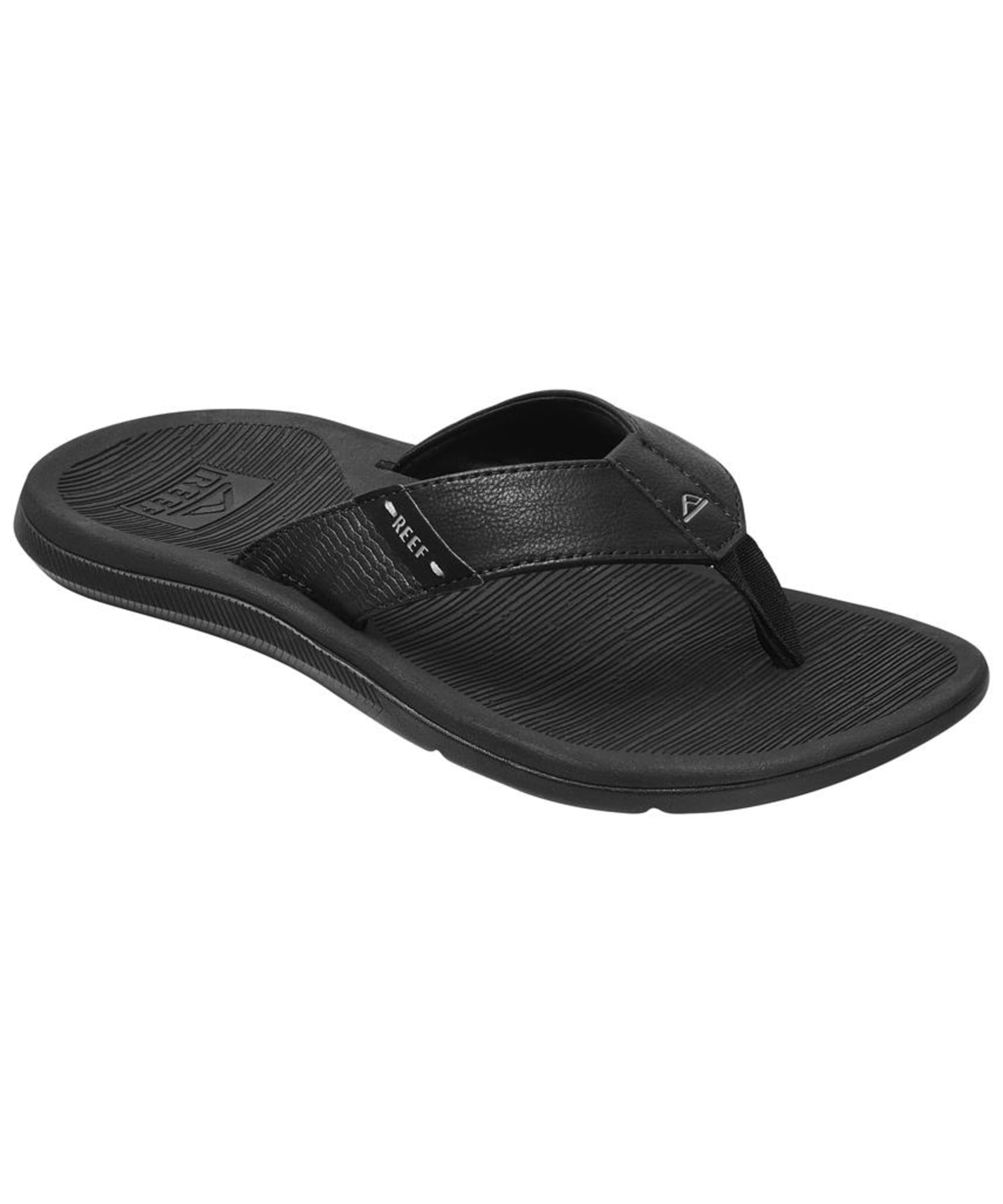 Men's Reef Santa Ana Vegan Leather Flip Flops
