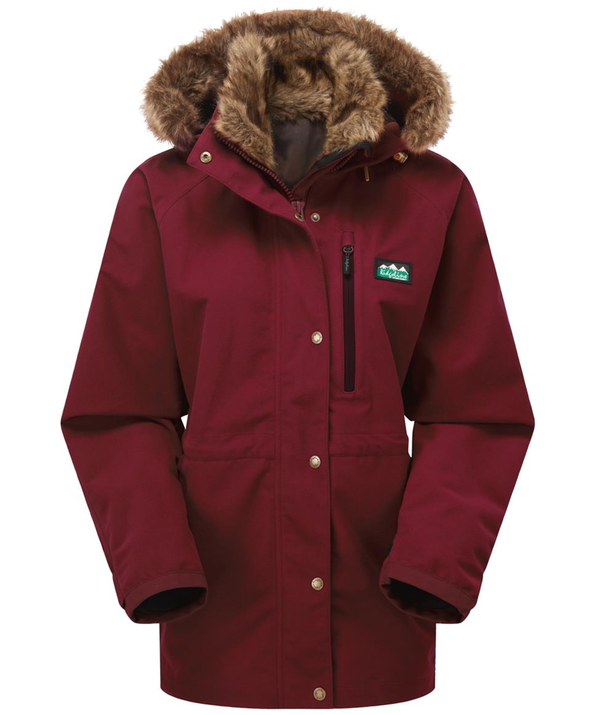 View Womens Ridgeline Monsoon II Arctic Waterproof Windproof and Breathable Jacket Rhubarb UK 16 information