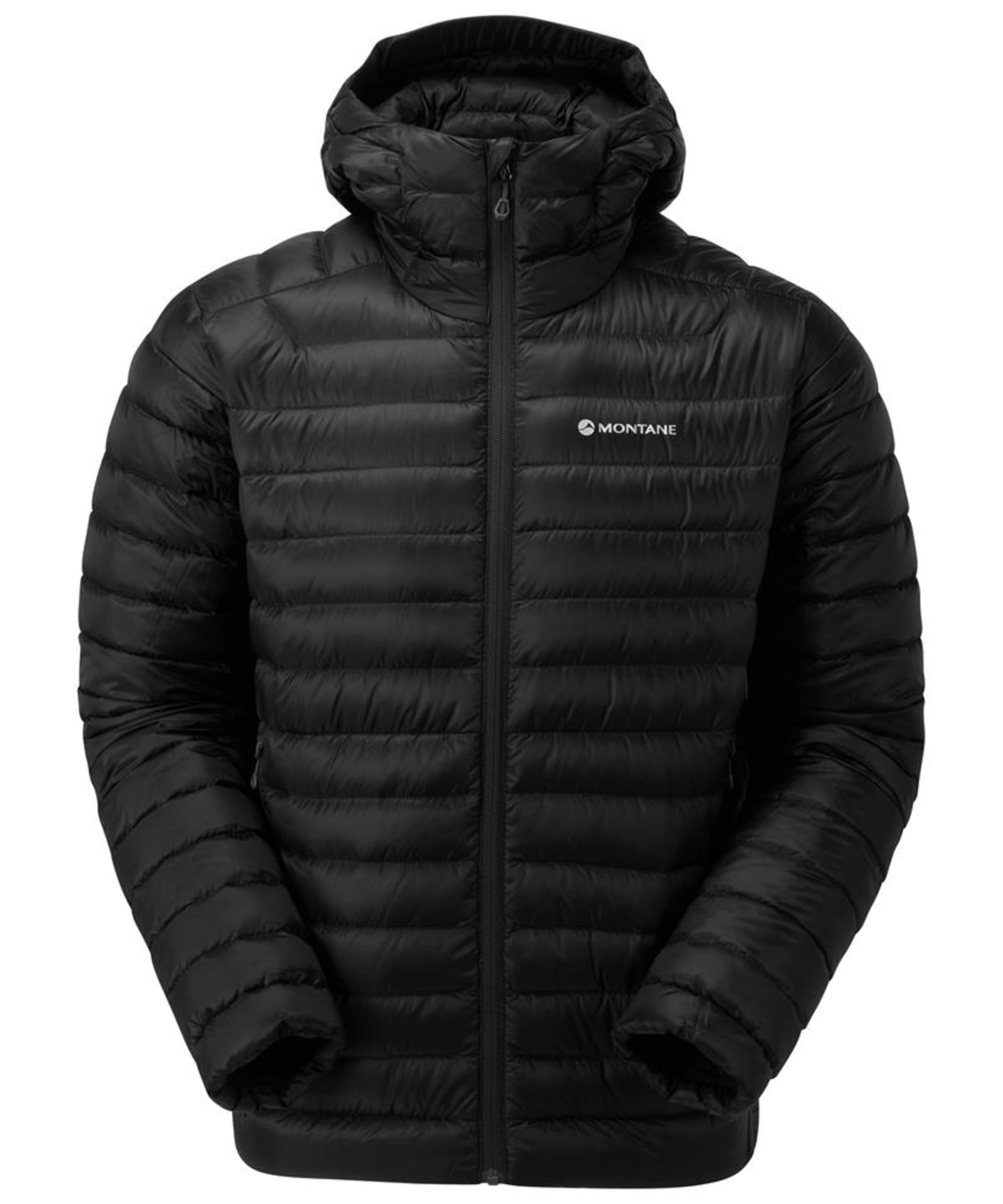 View Mens Montane AntiFreeze Packable Hooded Down Jacket Black M information