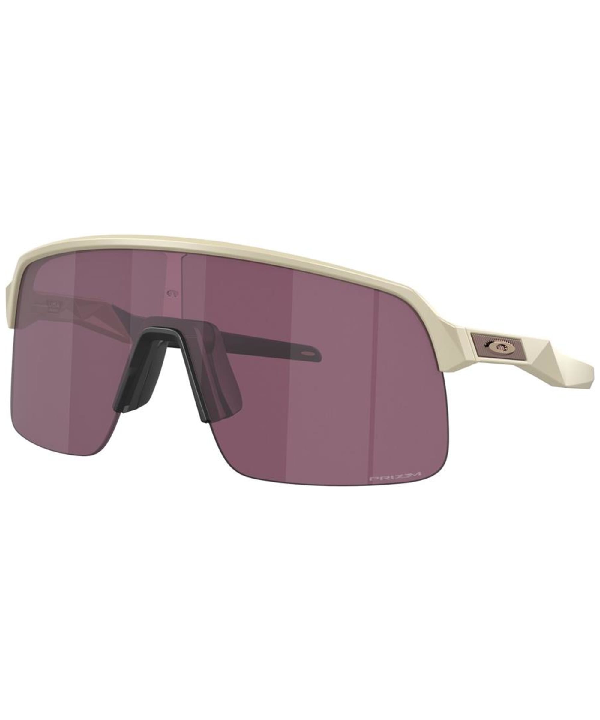 View Oakley Sutro Lite Sunglasses Prizm Road Black Lens Matte Sand M information