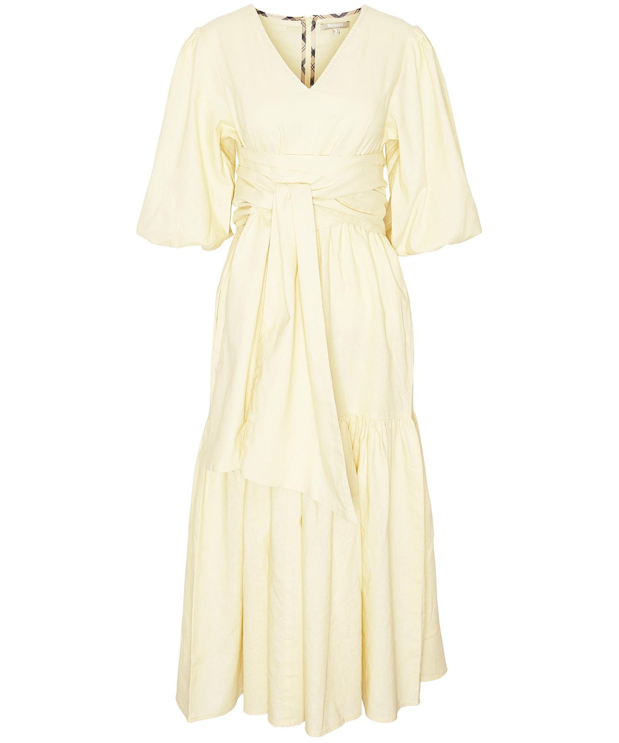 新品タグ付 Cotton race souffle sleeve dress M