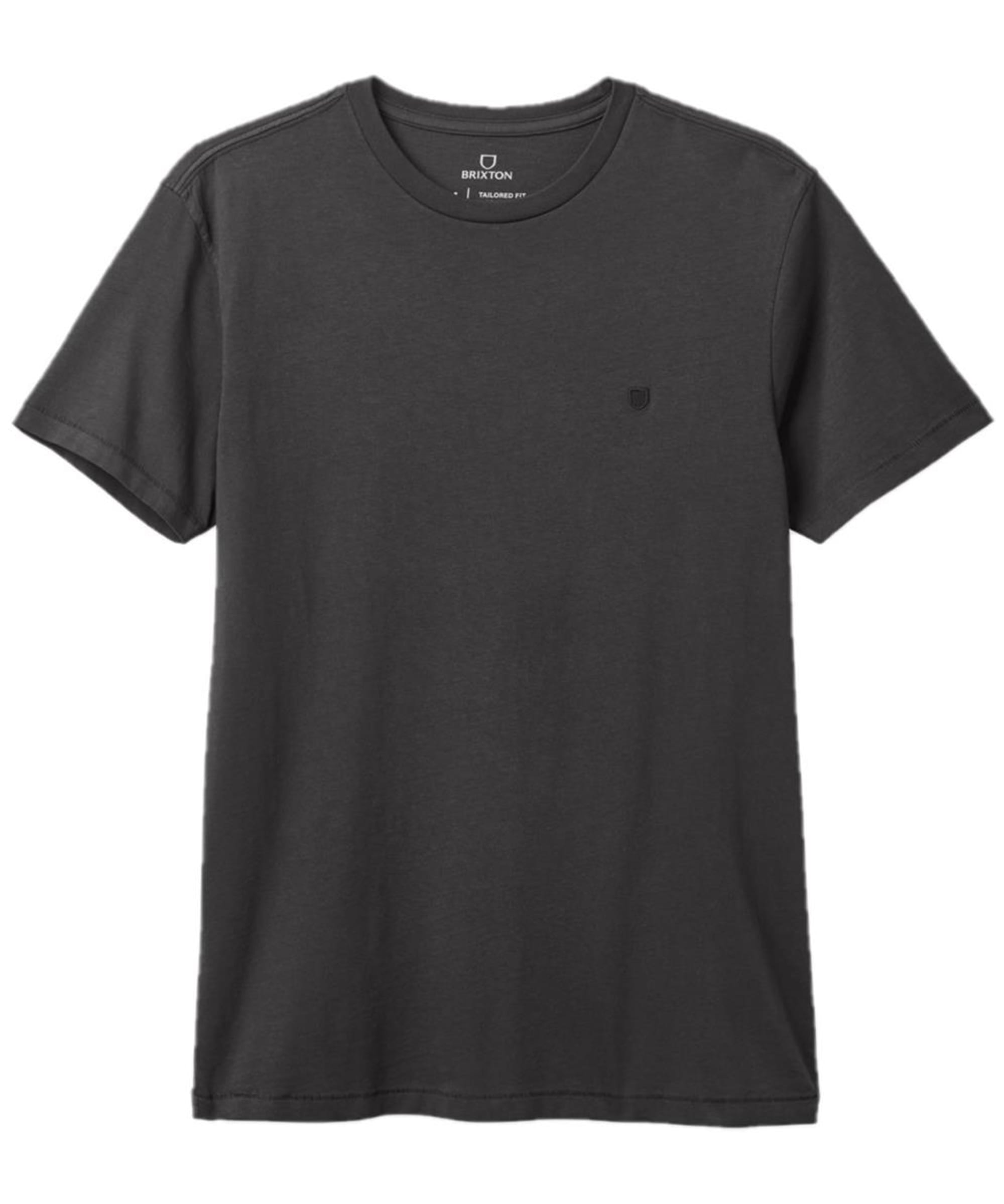 Brixton Rival Stamp T-Shirt - Men's T-Shirts in Cream Bison Garment D