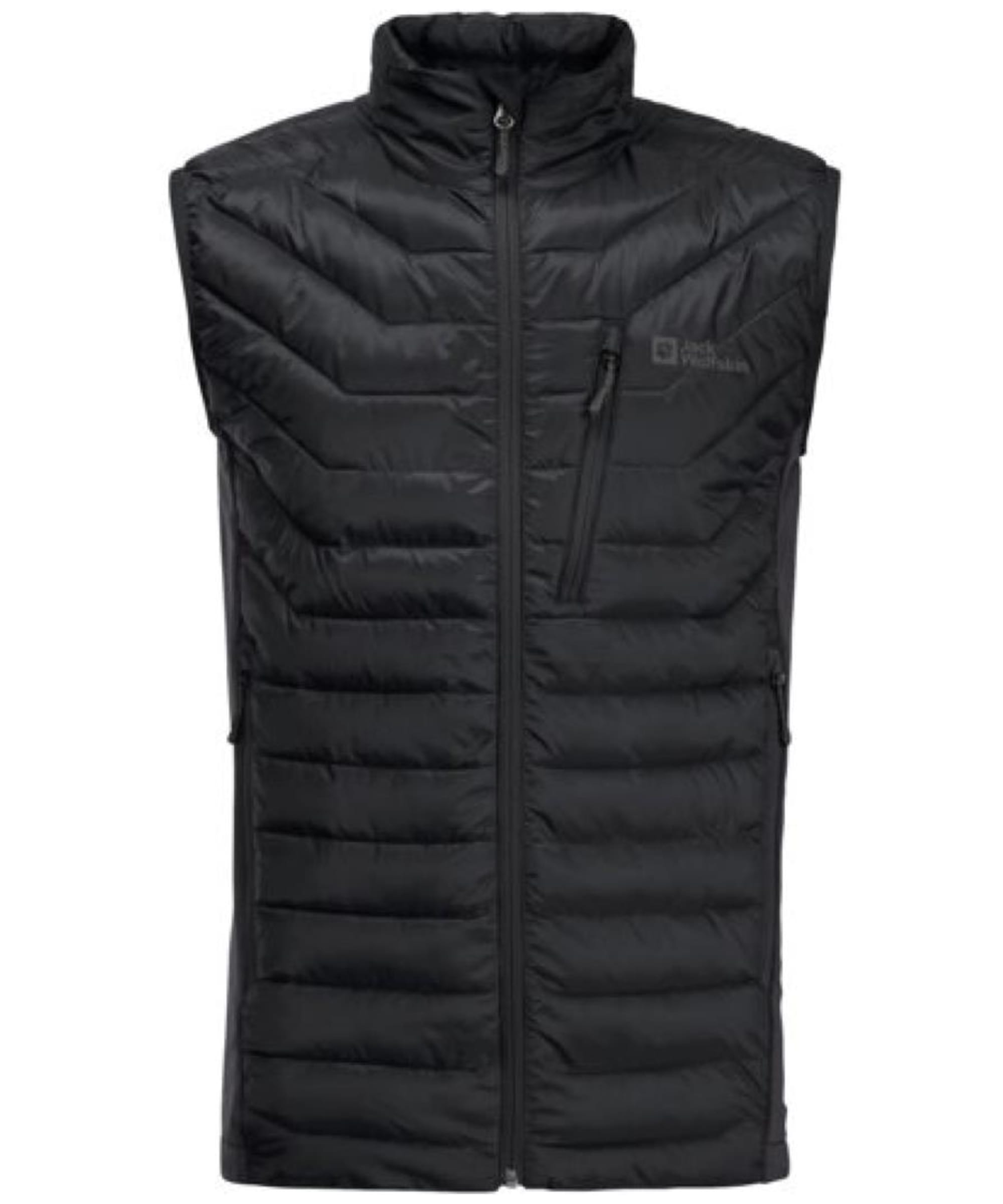 View Mens Jack Wolfskin Routeburn Pro Insulated Hiking Vest Black M information