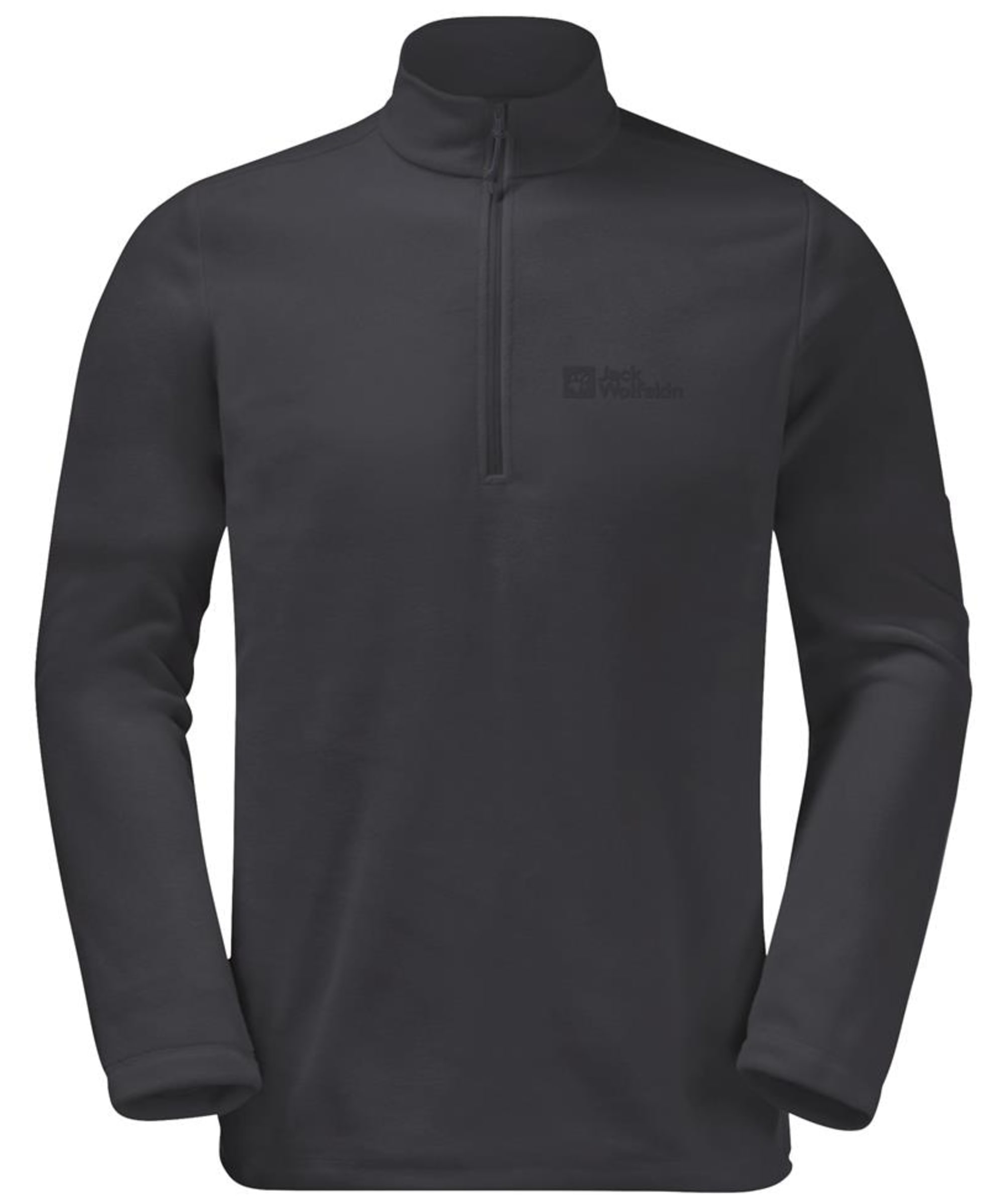 View Mens Jack Wolfskin Taunus Half Zip Fleece Pullover Night Blue L information