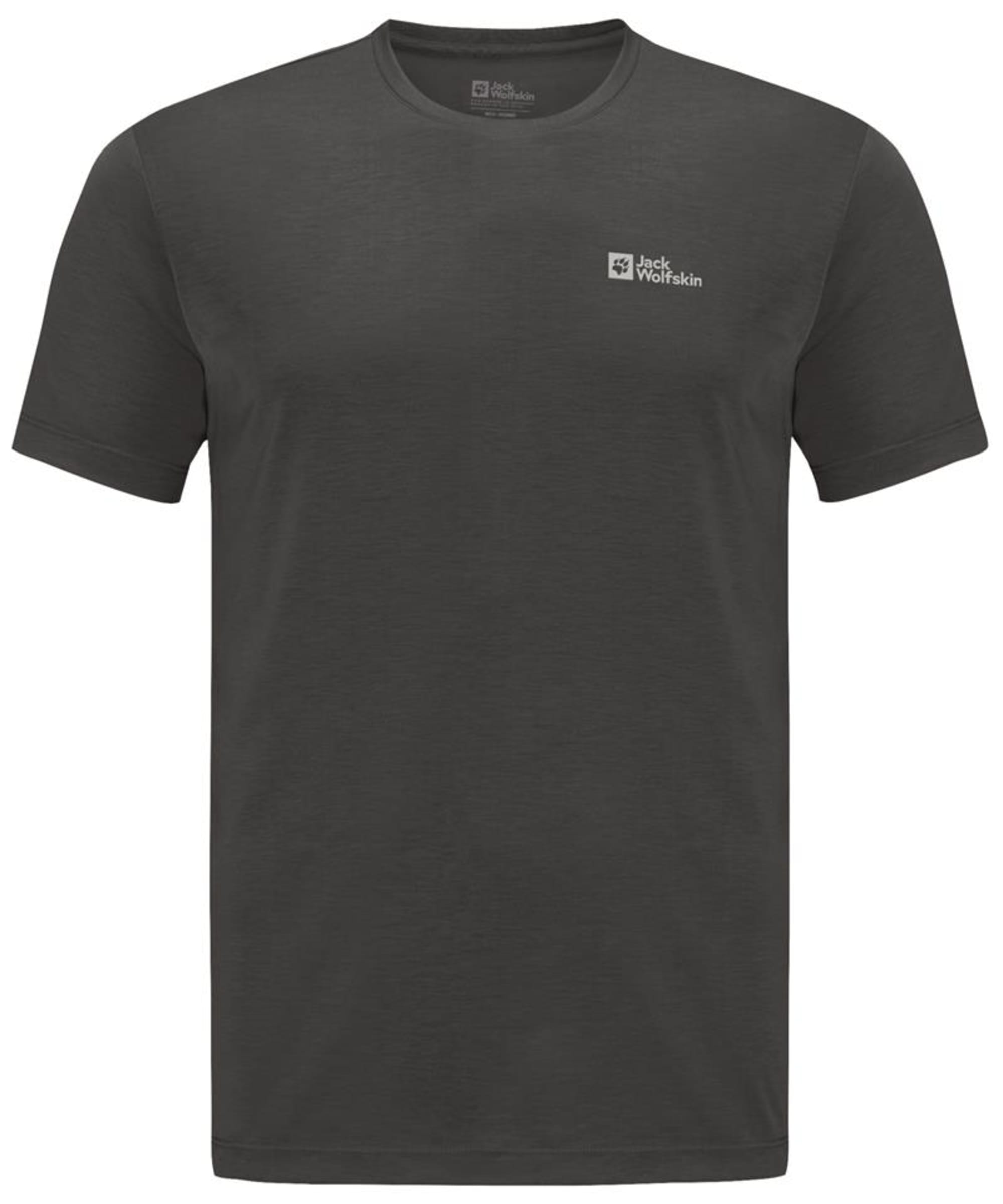 View Mens Jack Wolfskin Vonnan Short Sleeve TShirt Phantom M information