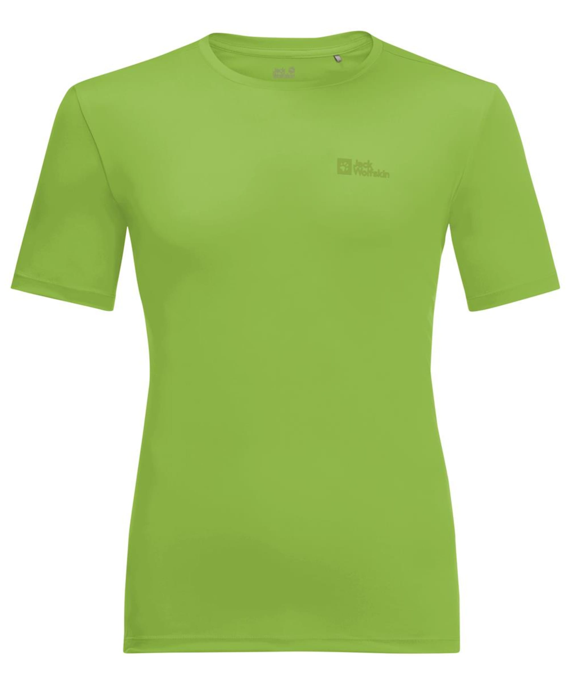 View Mens Jack Wolfskin Tech Tee Fresh Green M information