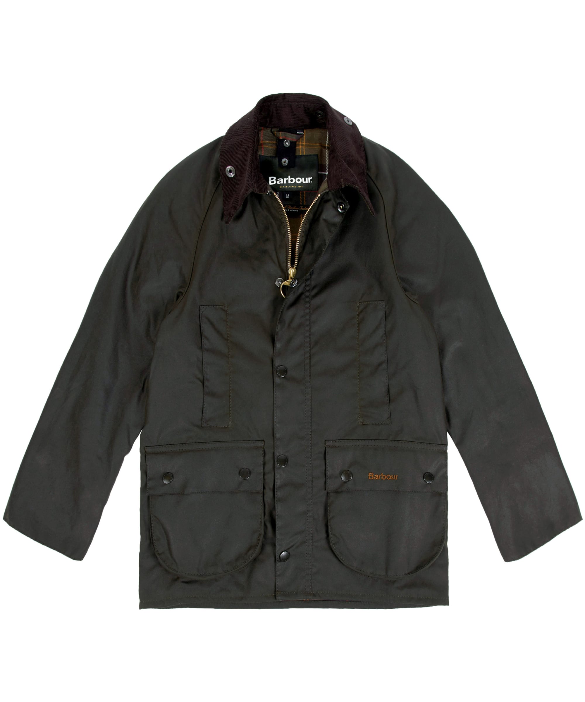 Boy's Barbour Classic Beaufort Waxed Jacket, 2-9yrs