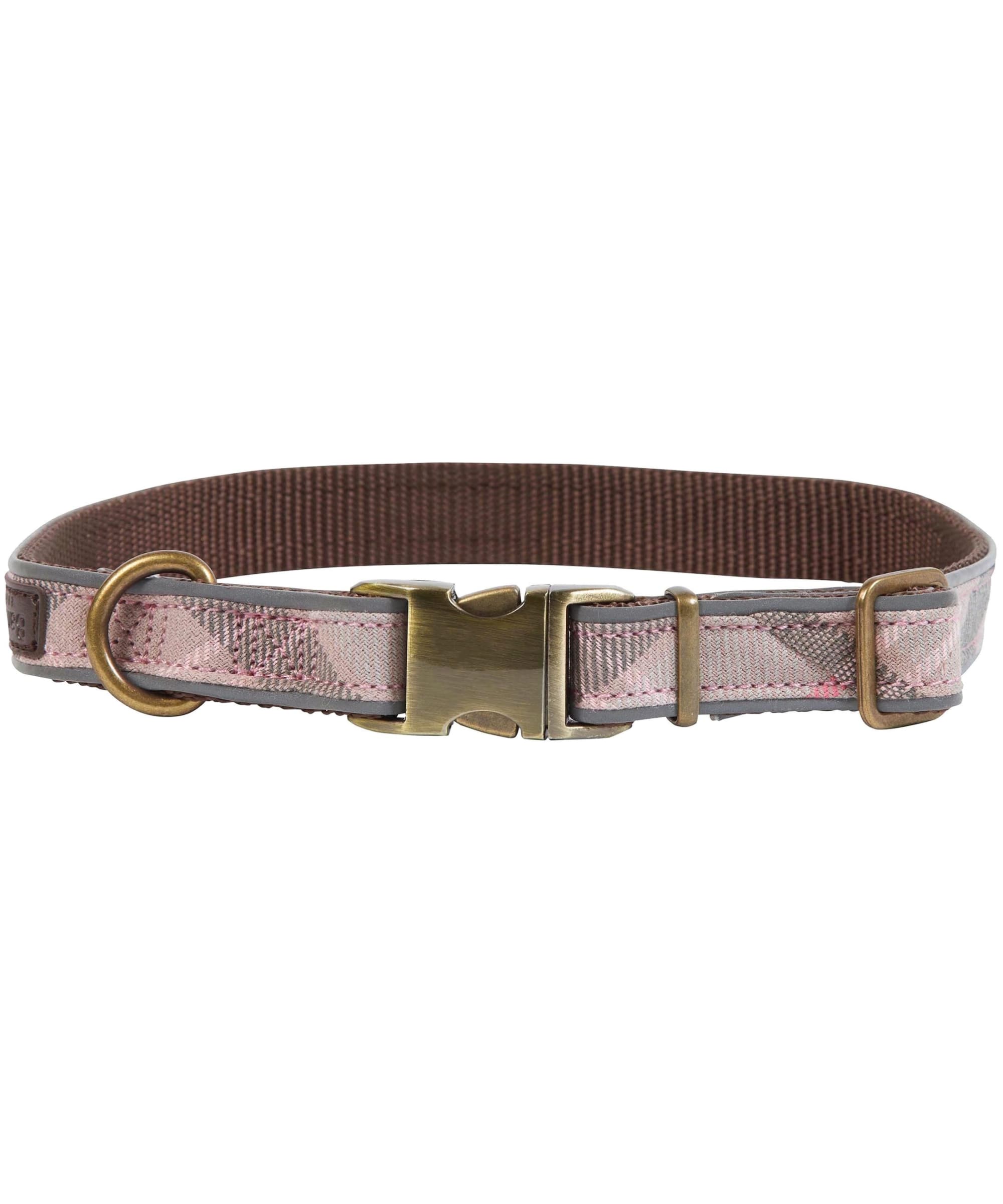 BARBOUR REFLECTIVE TARTAN DOG COLLAR
