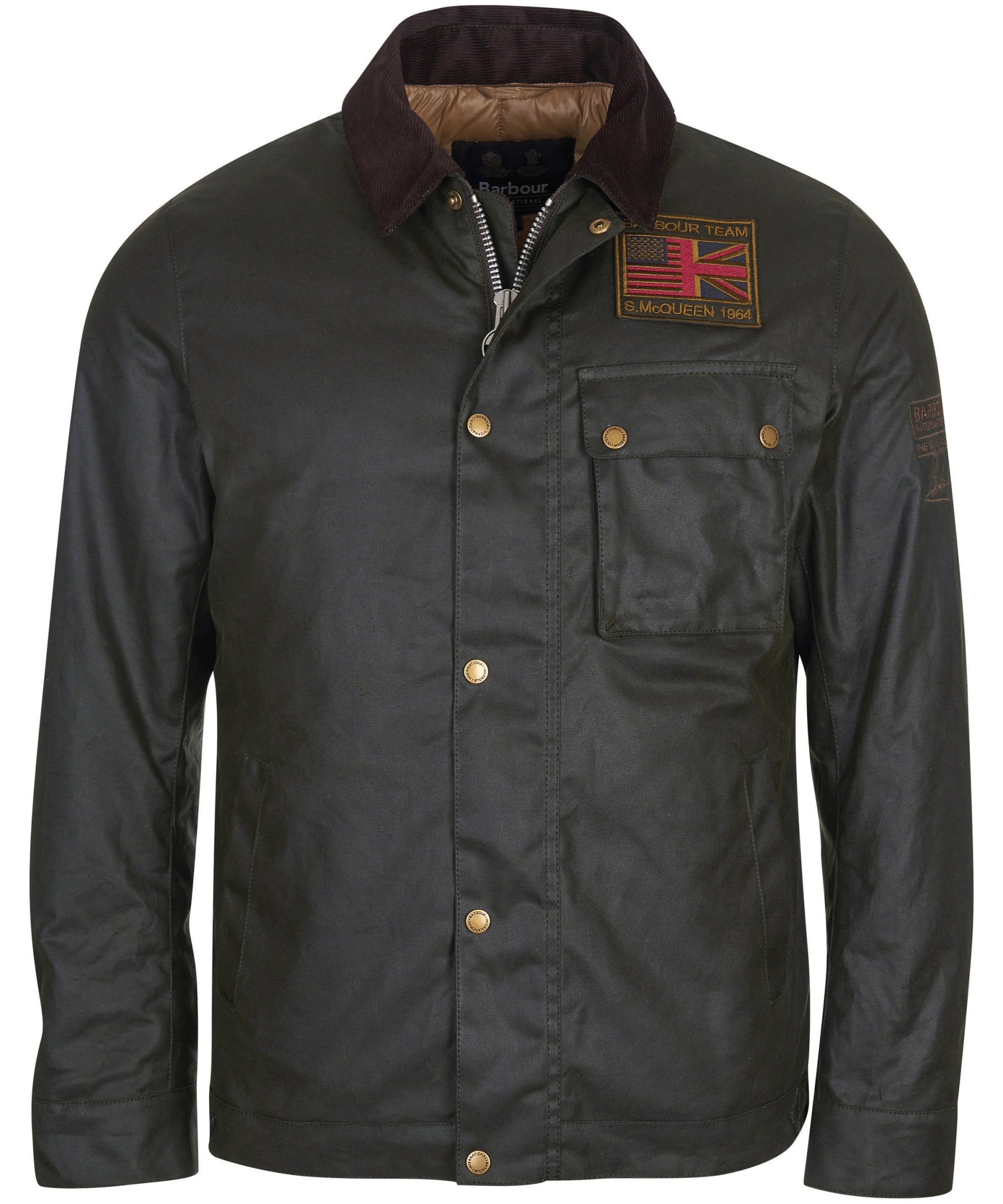 BARBOUR INTERNATIONAL×STEVE McQUEEN Men's Barbour International Steve McQueen Workers Waxed Jacket