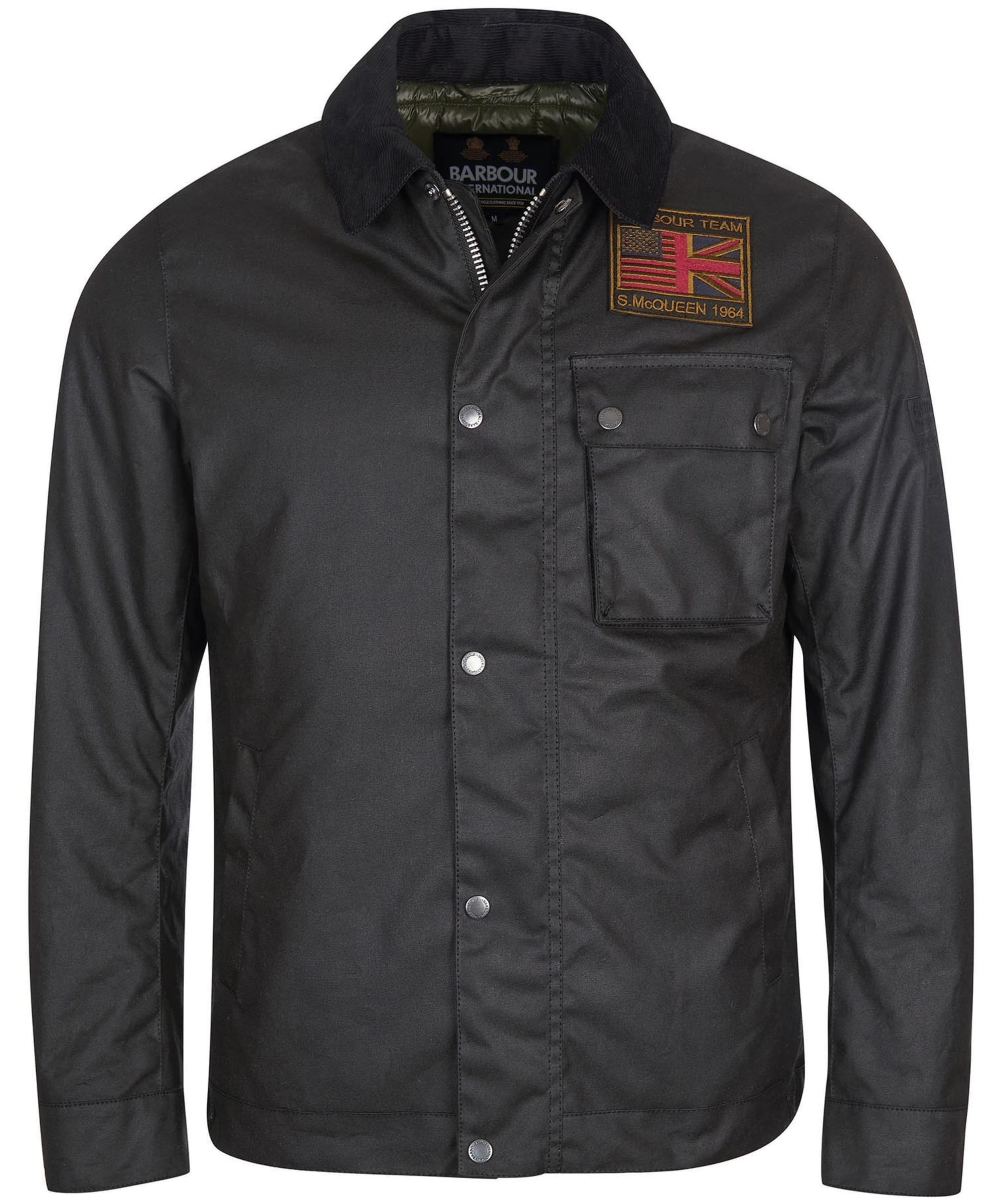美品Barbour International Wax Jacket Barbour International Men's Workers Wax Jacket - (Sage)