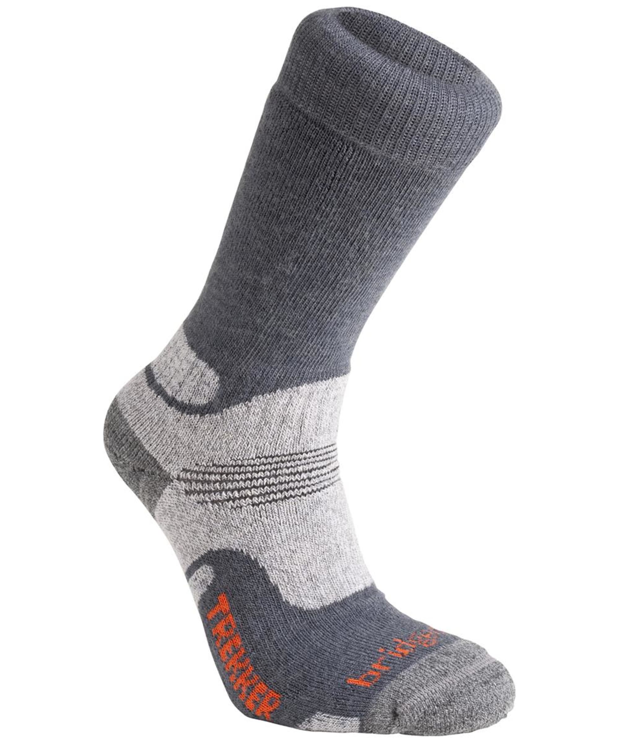 View Mens Bridgedale Hike Midweight Merino Performance Boot Socks Gunmetal UK 685 information
