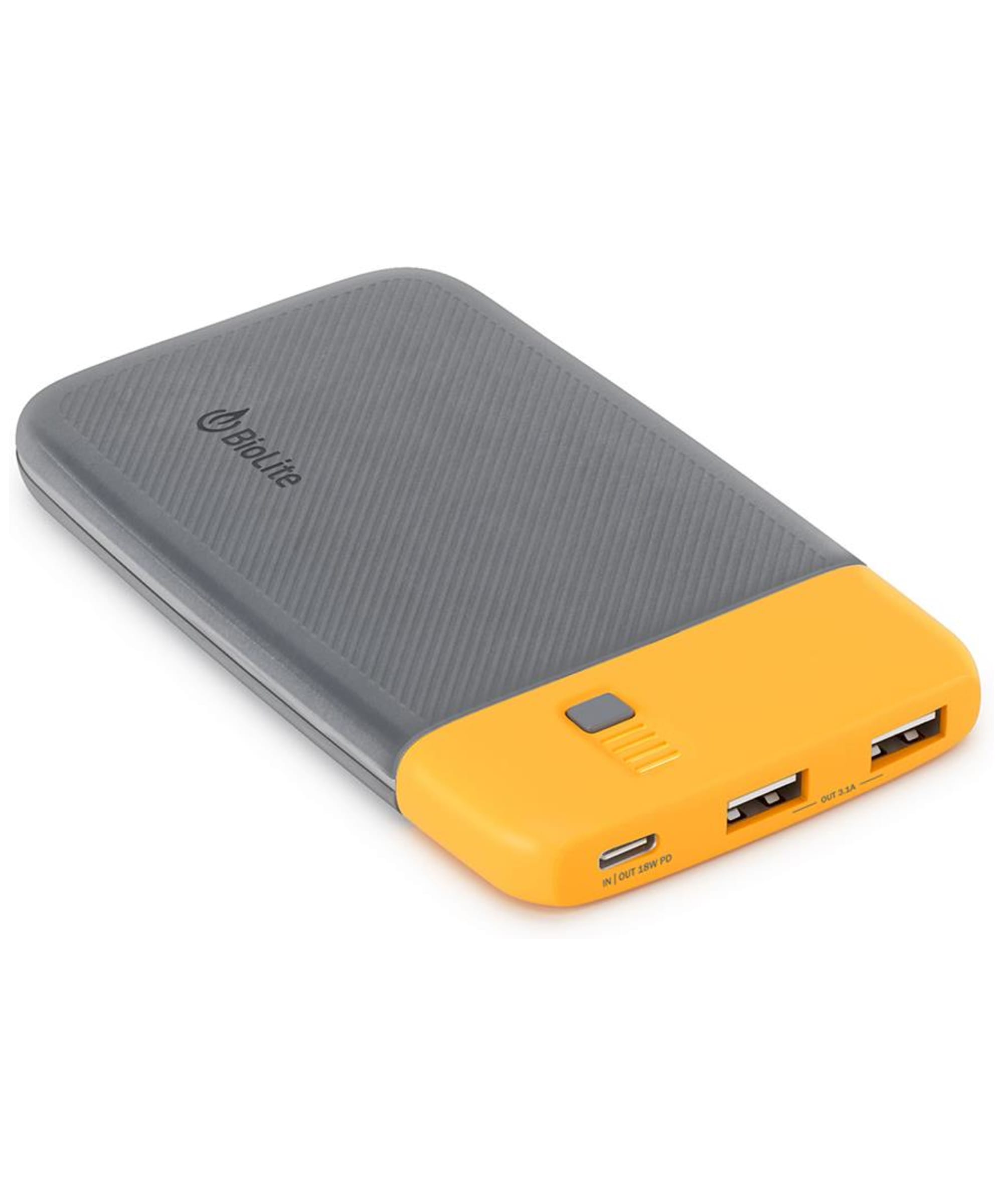 View BioLite Charge 20 PD Power Bank Orange Grey One size information