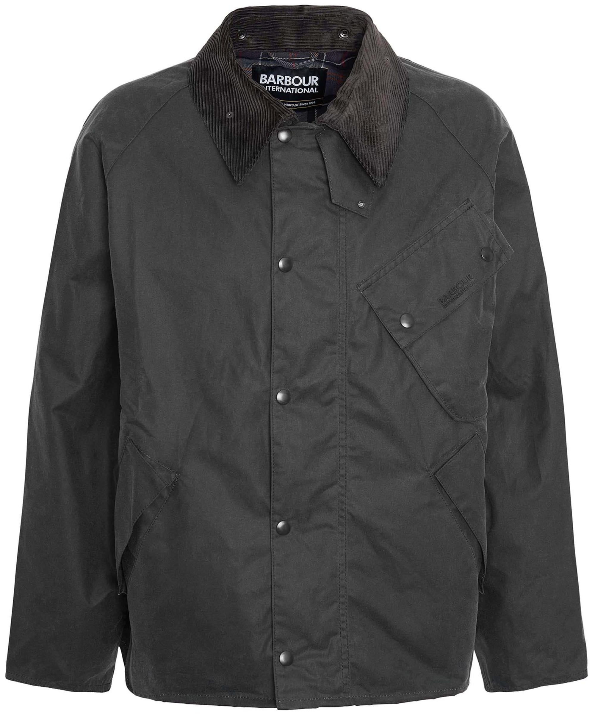 Men's Barbour International A7 Pacemaster Waxed Jacket Men's Barbour International A7 Pacemaster Waxed Jacket