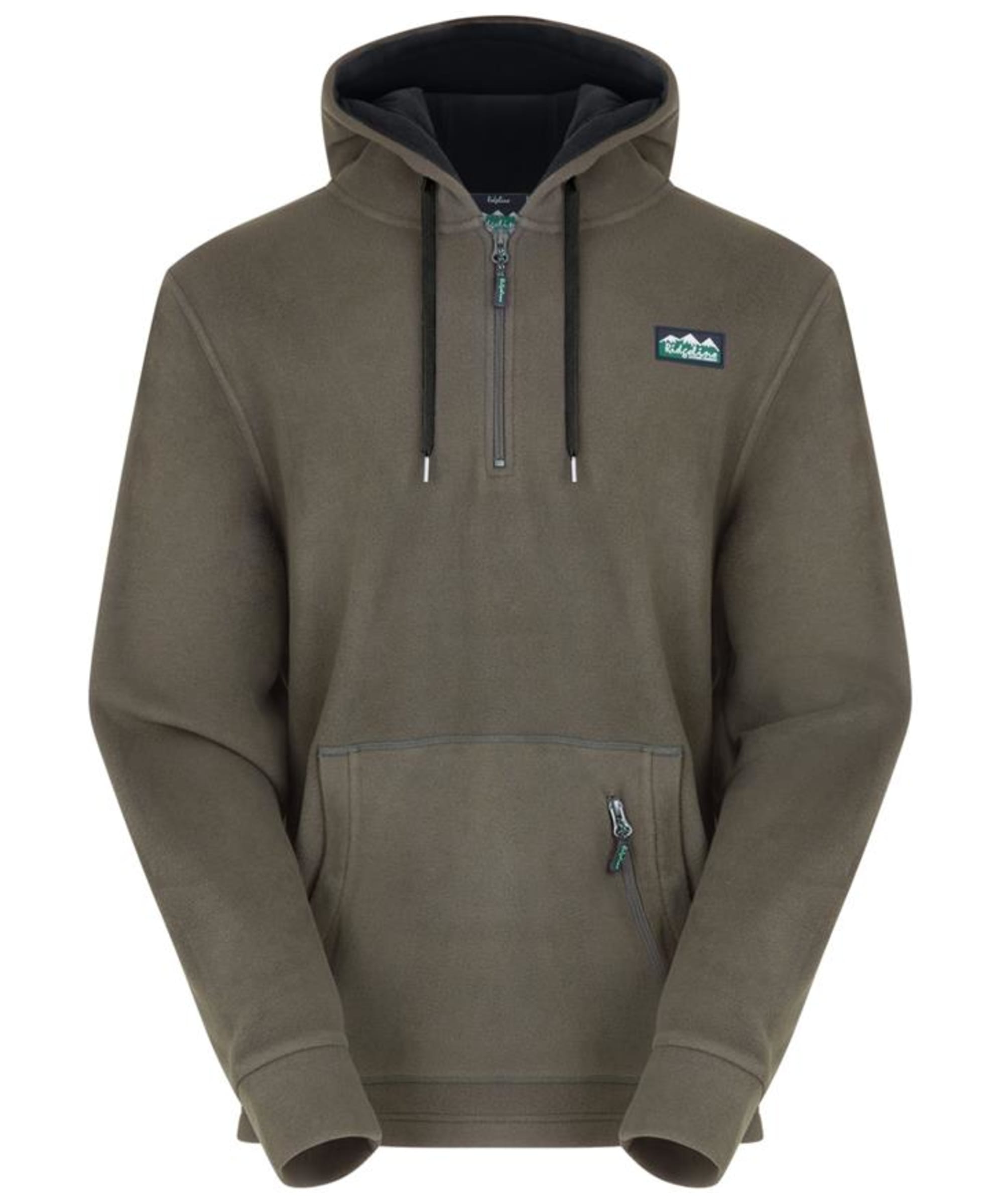 View Mens Ridgeline Ballistic Long Sleeved Fleece Hoodie Smokey Olive UK 4XL information