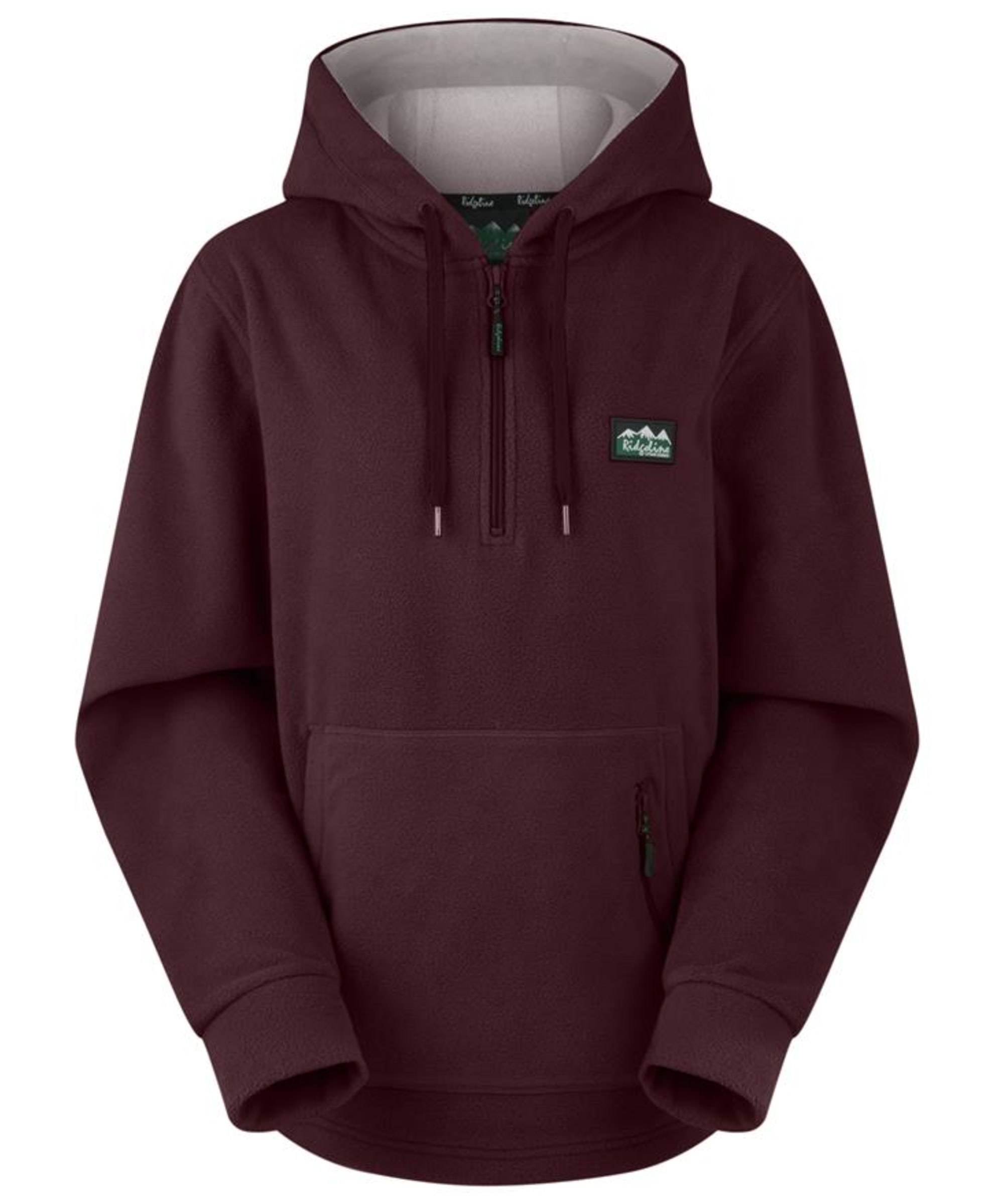 View Womens Ridgeline Ballistic Fleece Hoodie Winter Berry UK 16 information