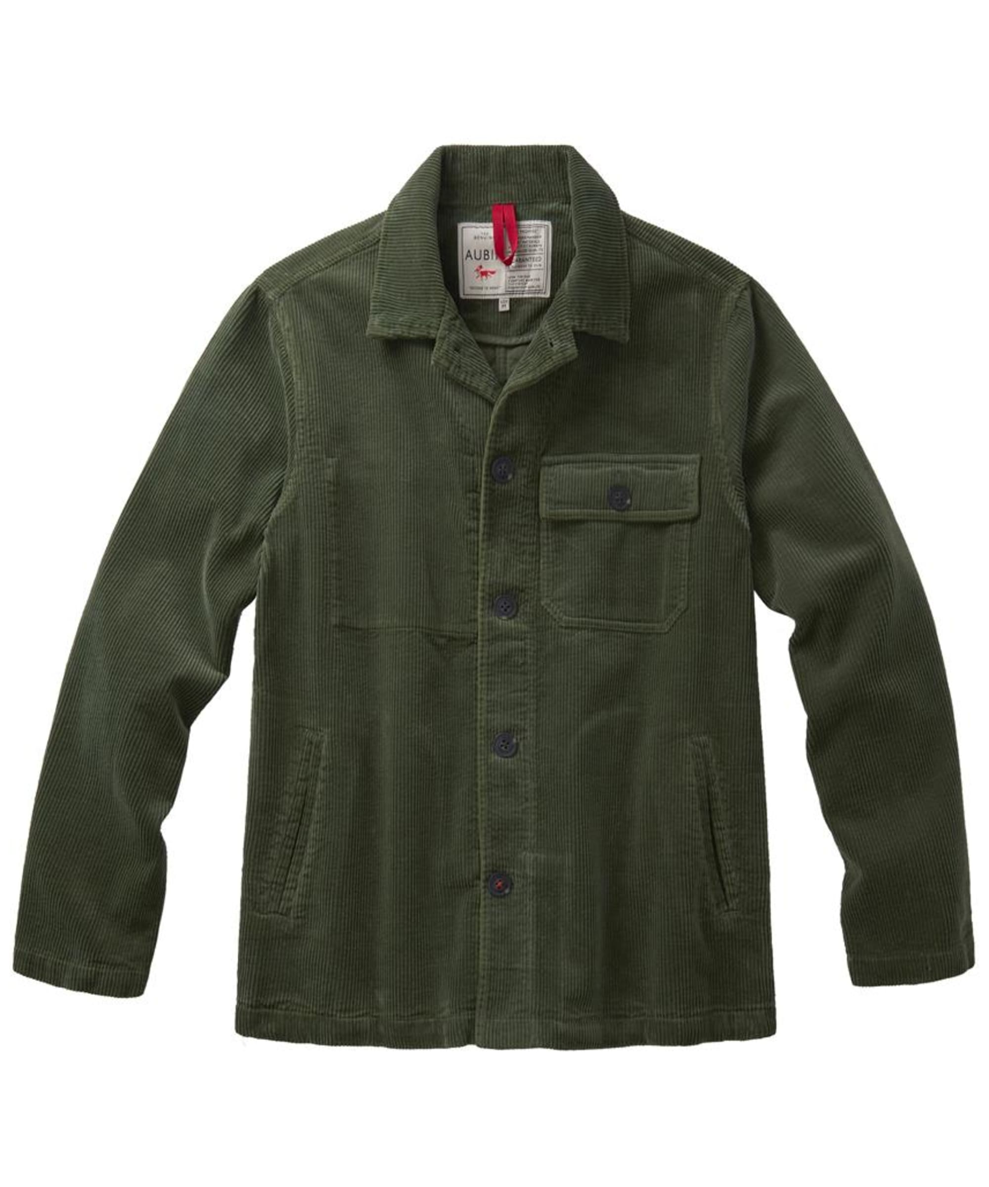 Aubergine Mersey Cord Burlington Shirt