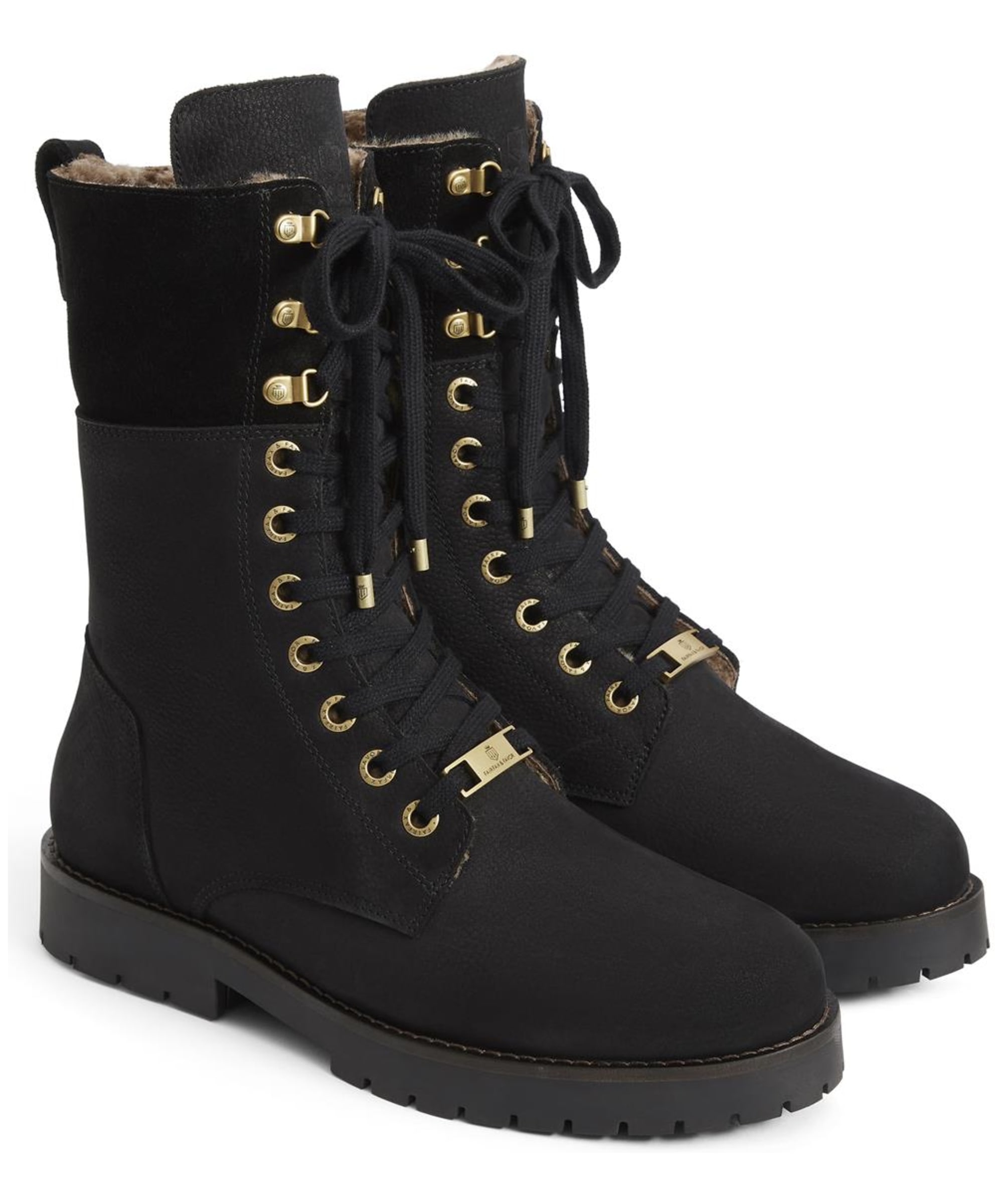 Women's Fairfax Favor Shearling Lined Anglesey Combat Boots