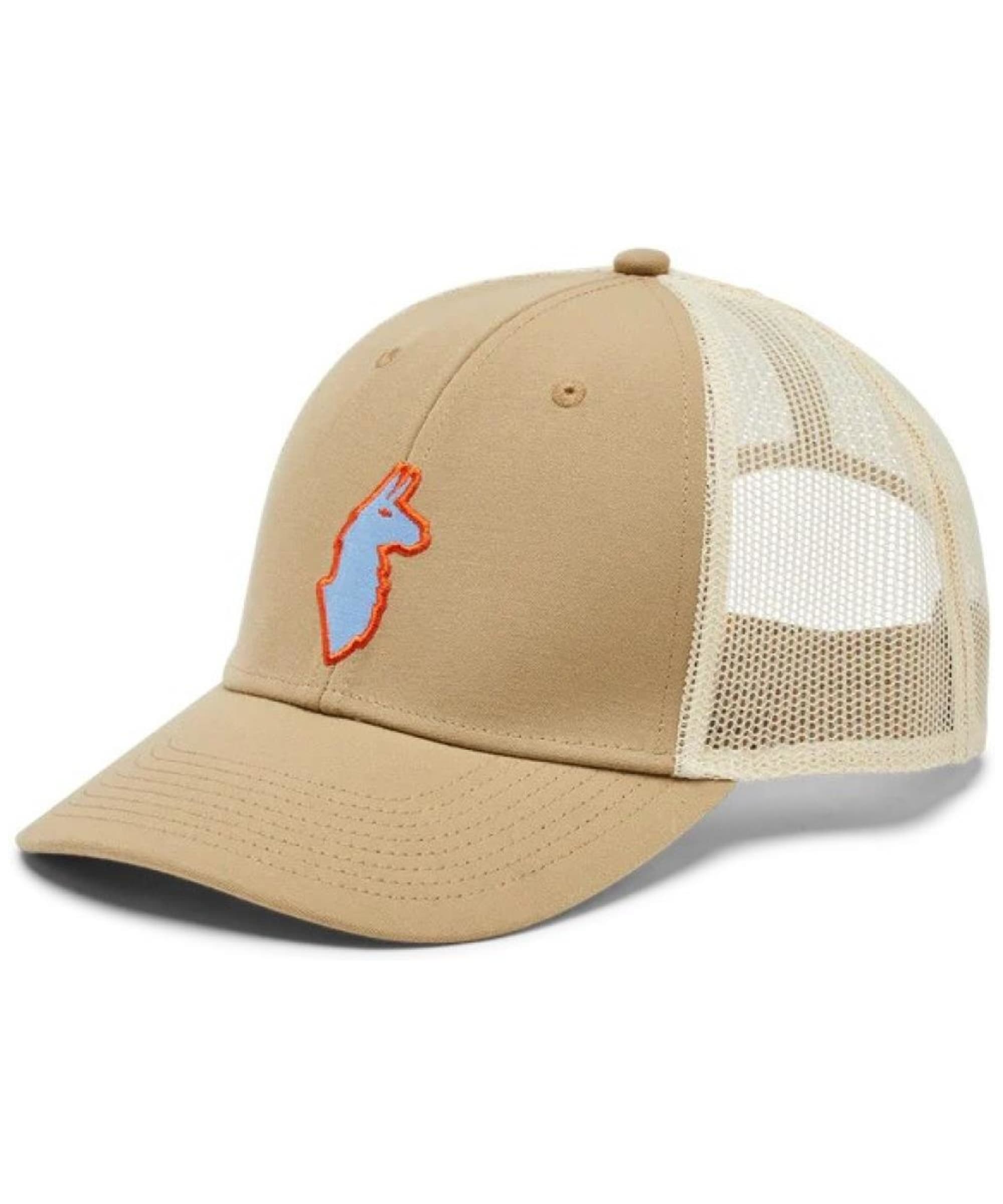 View Cotopaxi Llama Trucker Hat Desert One size information