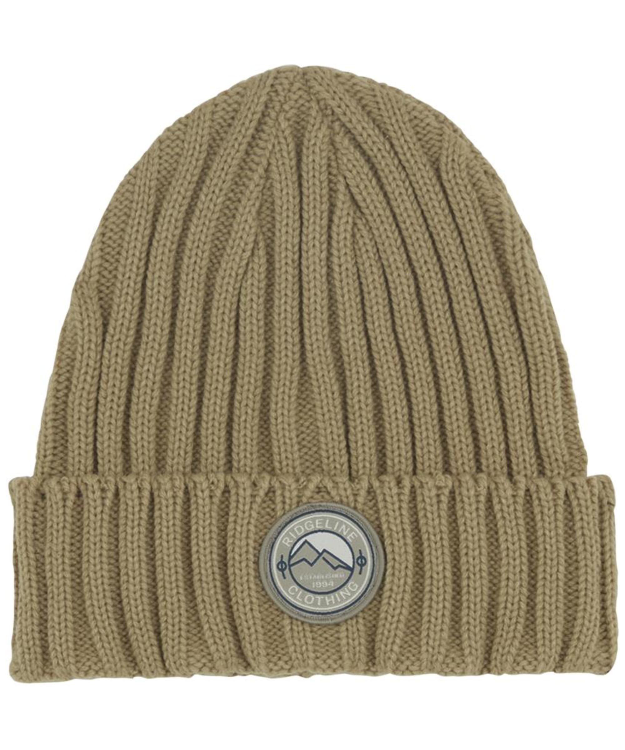View Ridgeline Original Knitted Beanie Hat Stone One size information