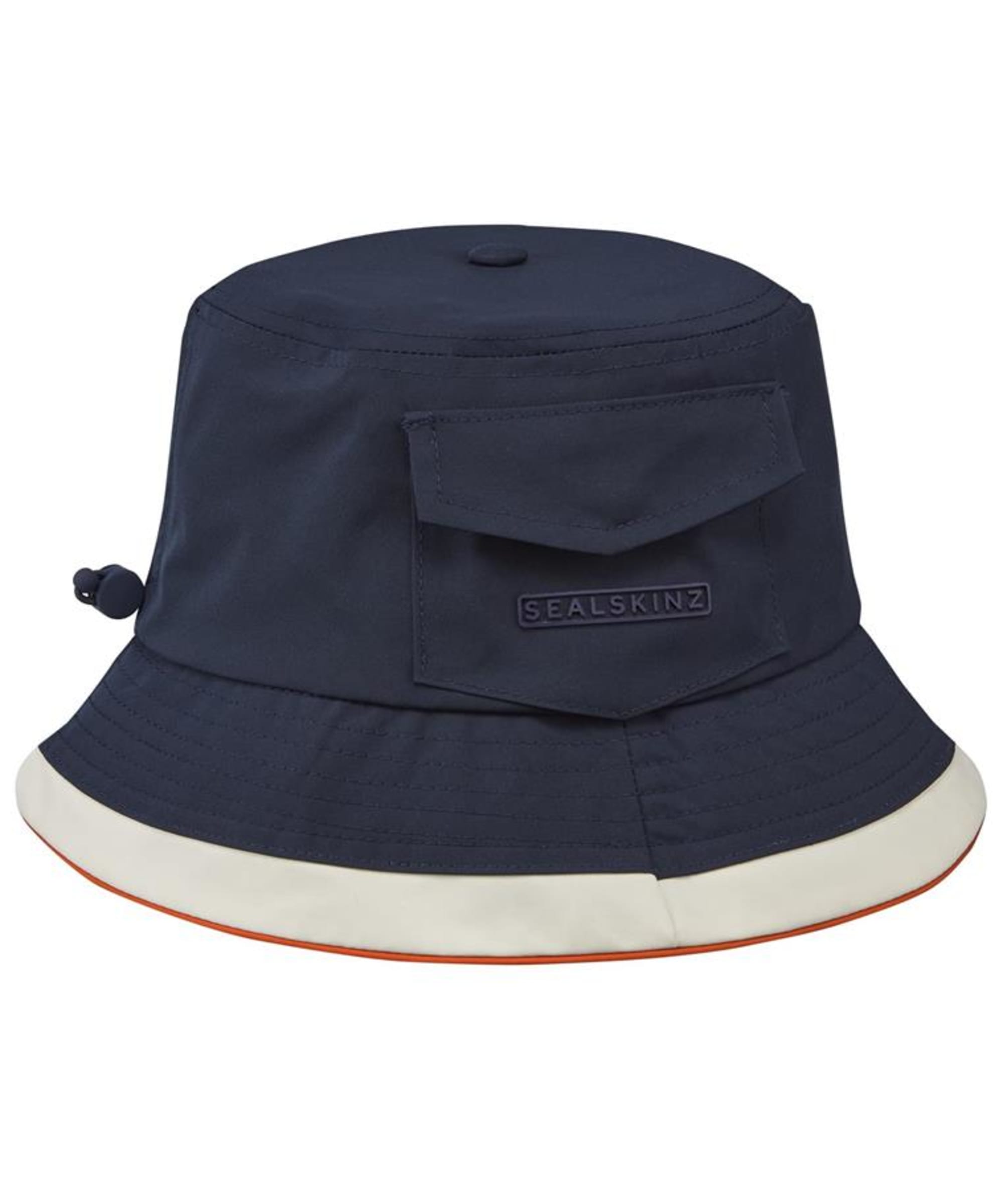 View SealSkinz Seething Waterproof Lightweight Bucket Hat Navy LXL information