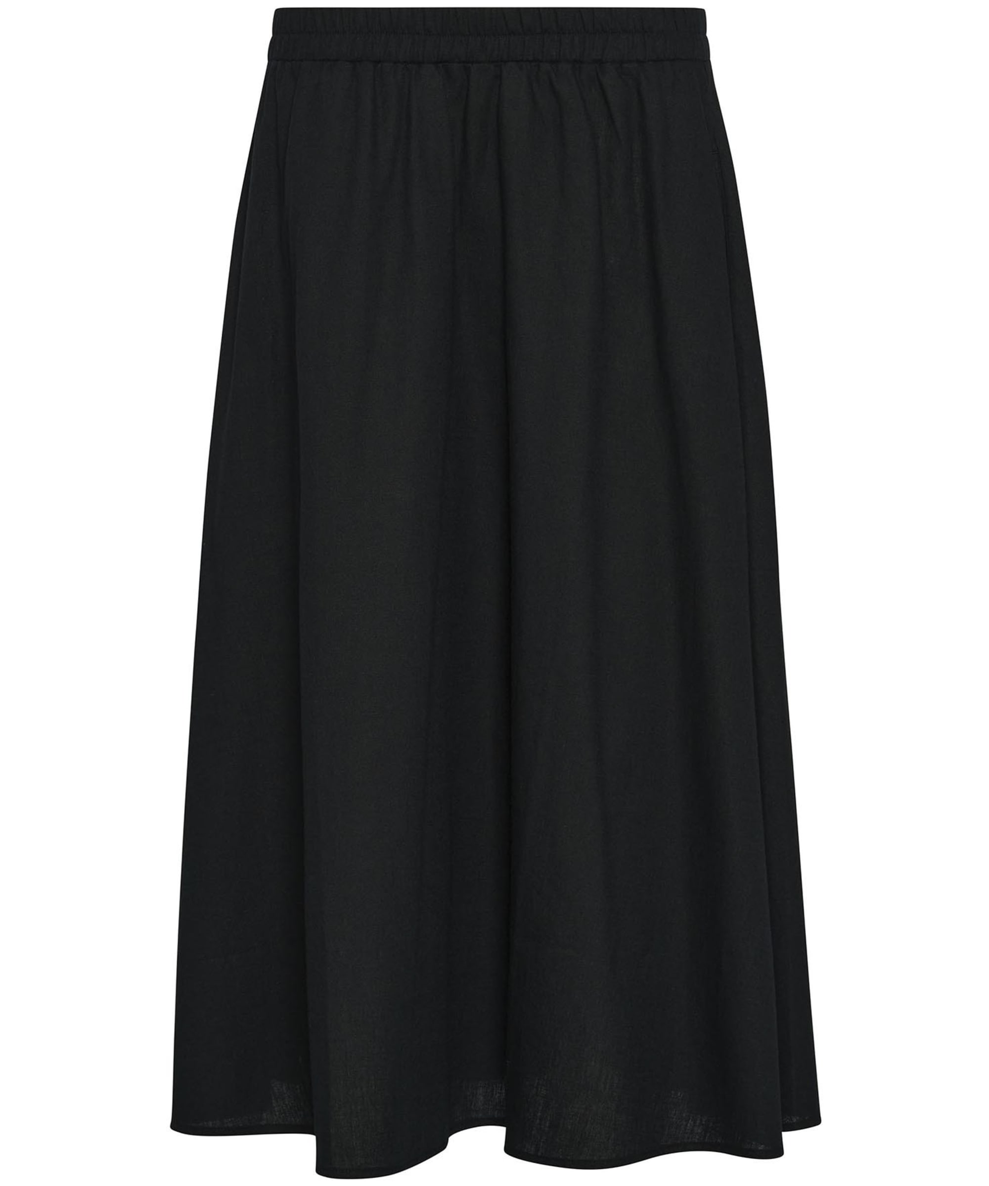 ワンピース BARBOUR Women Mid Skirts LDR0908 LDRBK11 Black Barbour Elsie Midi Skirt In Black