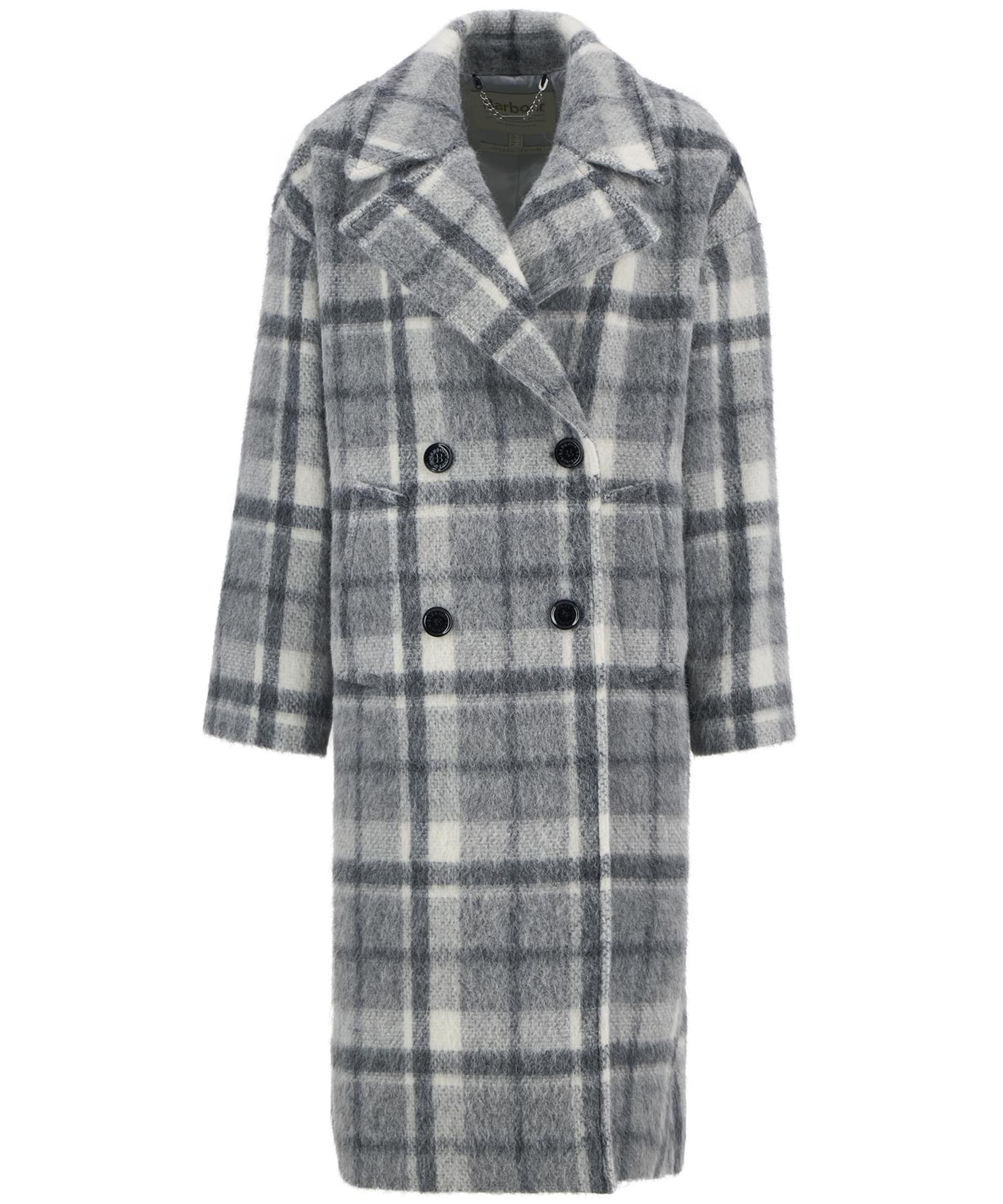 Breasted Wool Coat With Matching Tassel Scarf