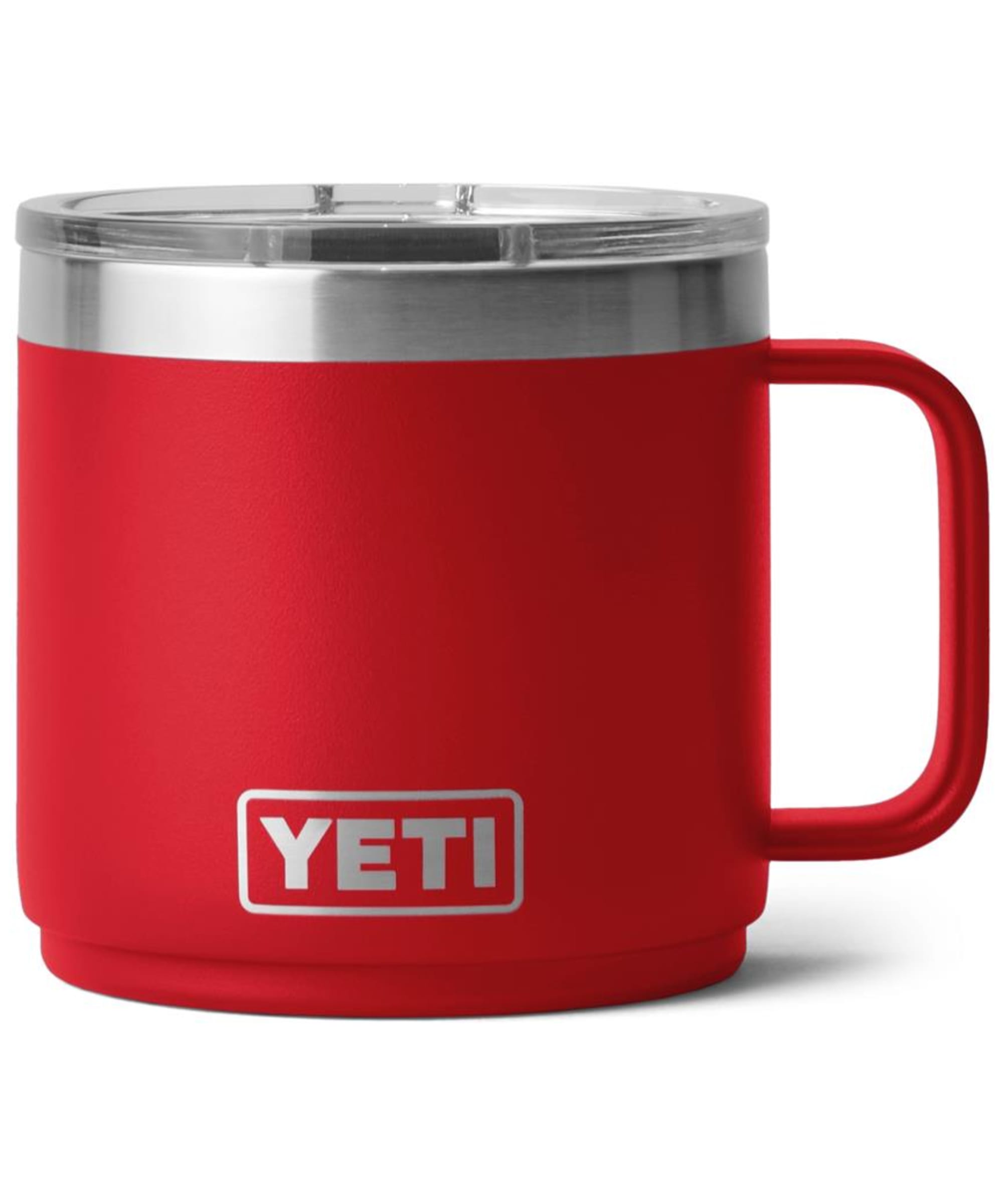 View YETI Rambler 14oz Stainless Steel Vacuum Insulated Mug 20 Rescue Red UK 414ml information