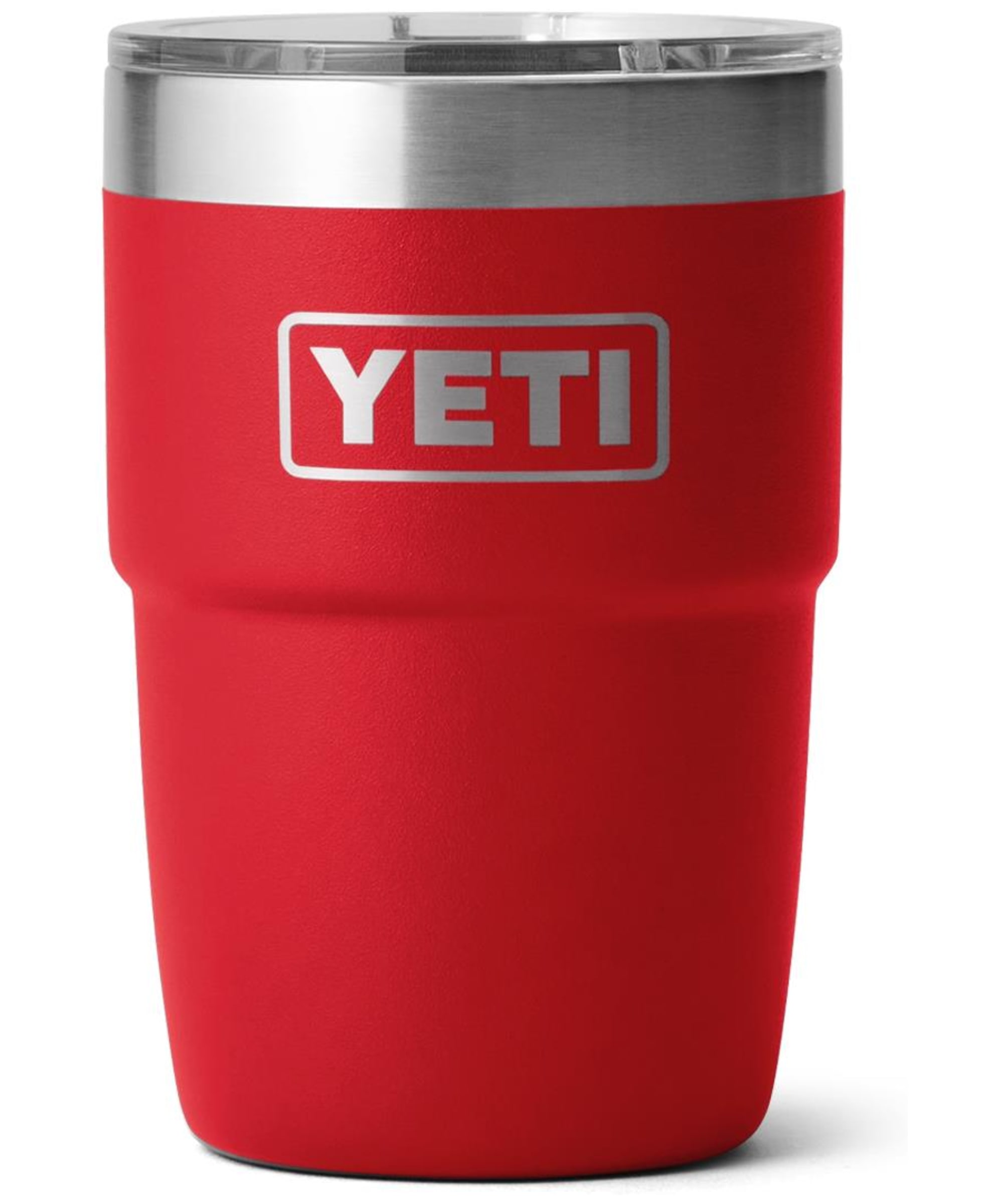View YETI Rambler 8oz Stainless Steel Vacuum Insulated Stackable Tumbler Rescue Red UK 237ml information
