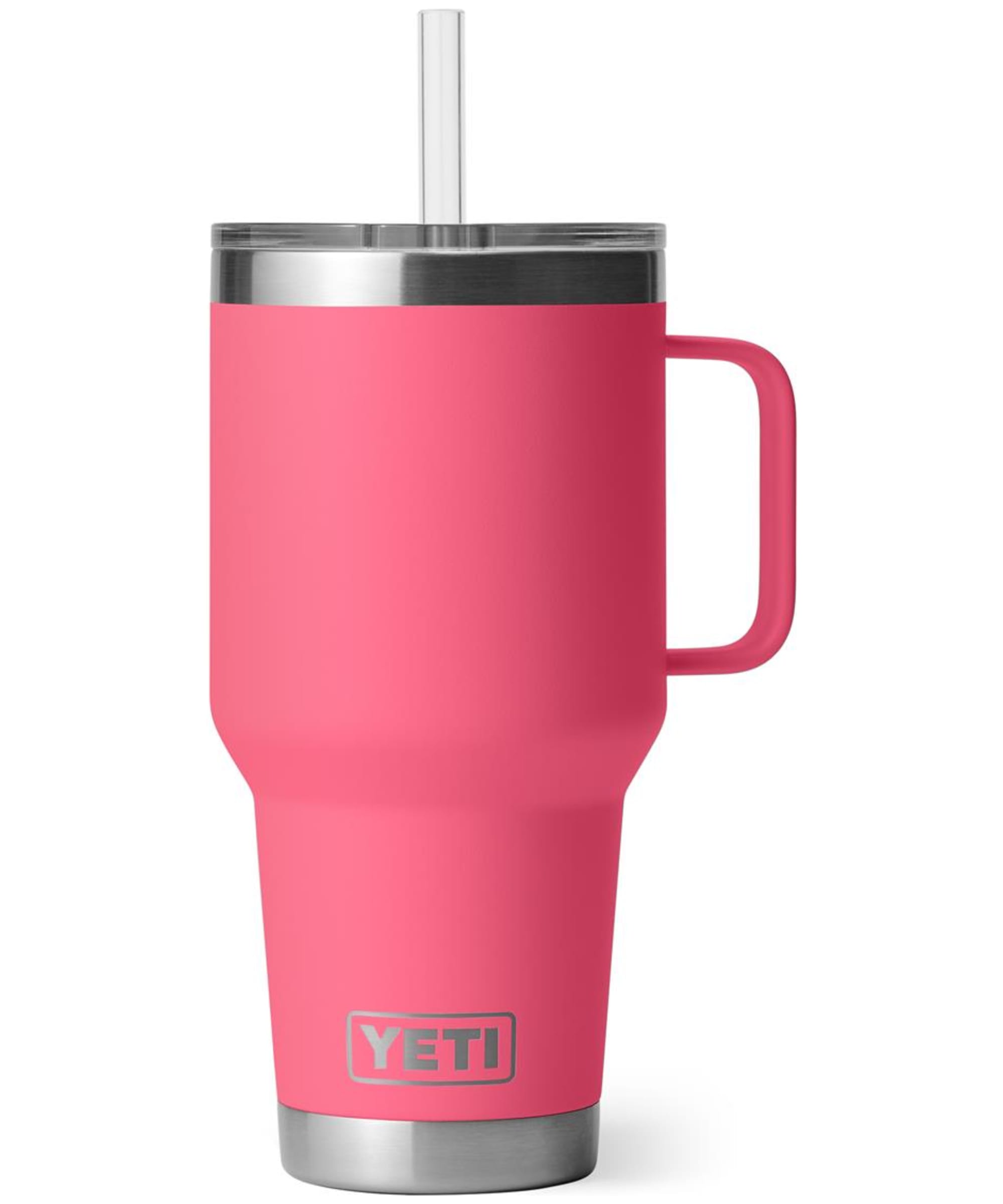 View YETI Rambler 35oz Stainless Steel Vacuum Insulated Straw Mug Tropical Pink UK 994ml information