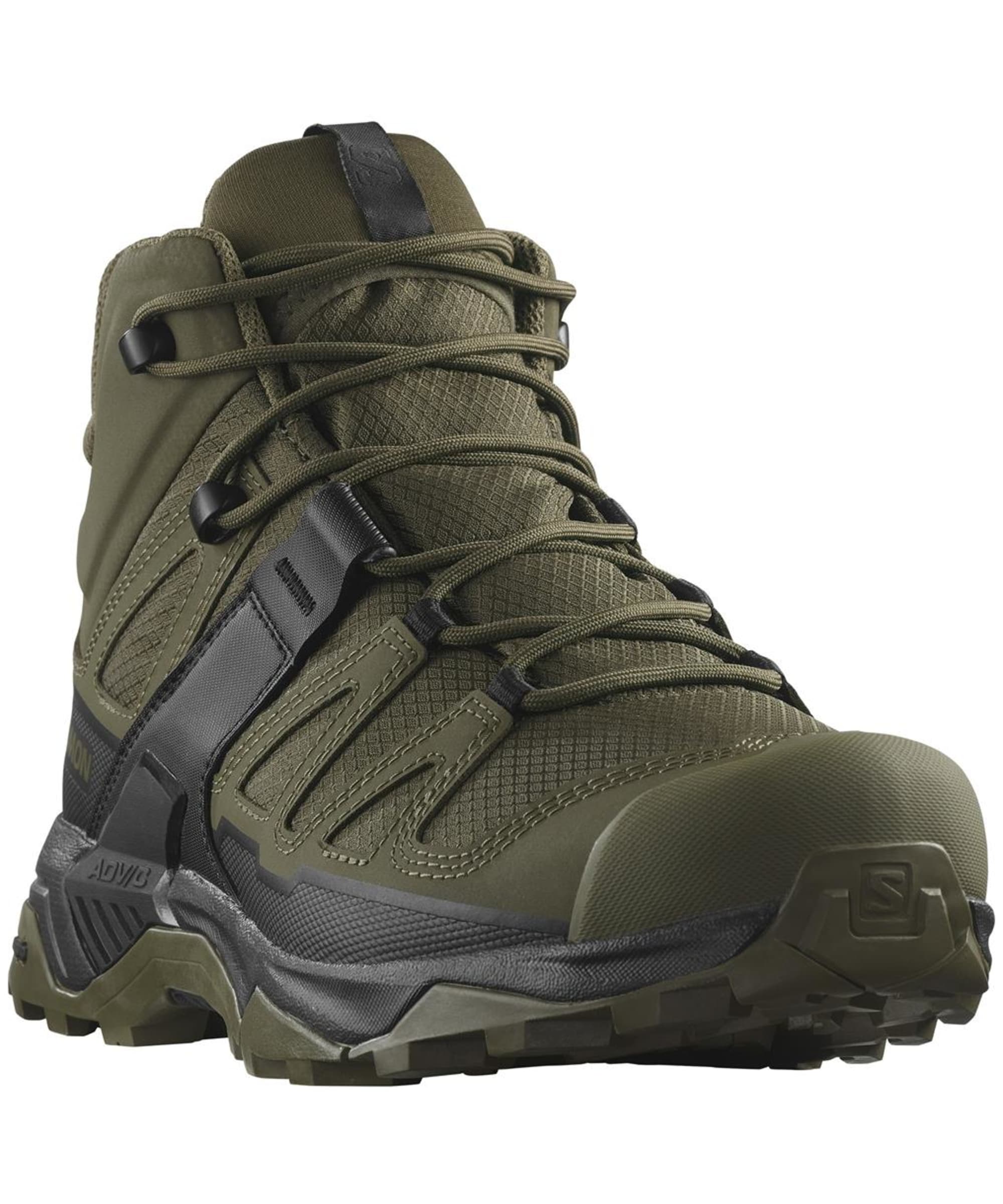 View Mens Salomon Forces X Ultra Forces Mid Walking Boots Ranger Green UK 125 information