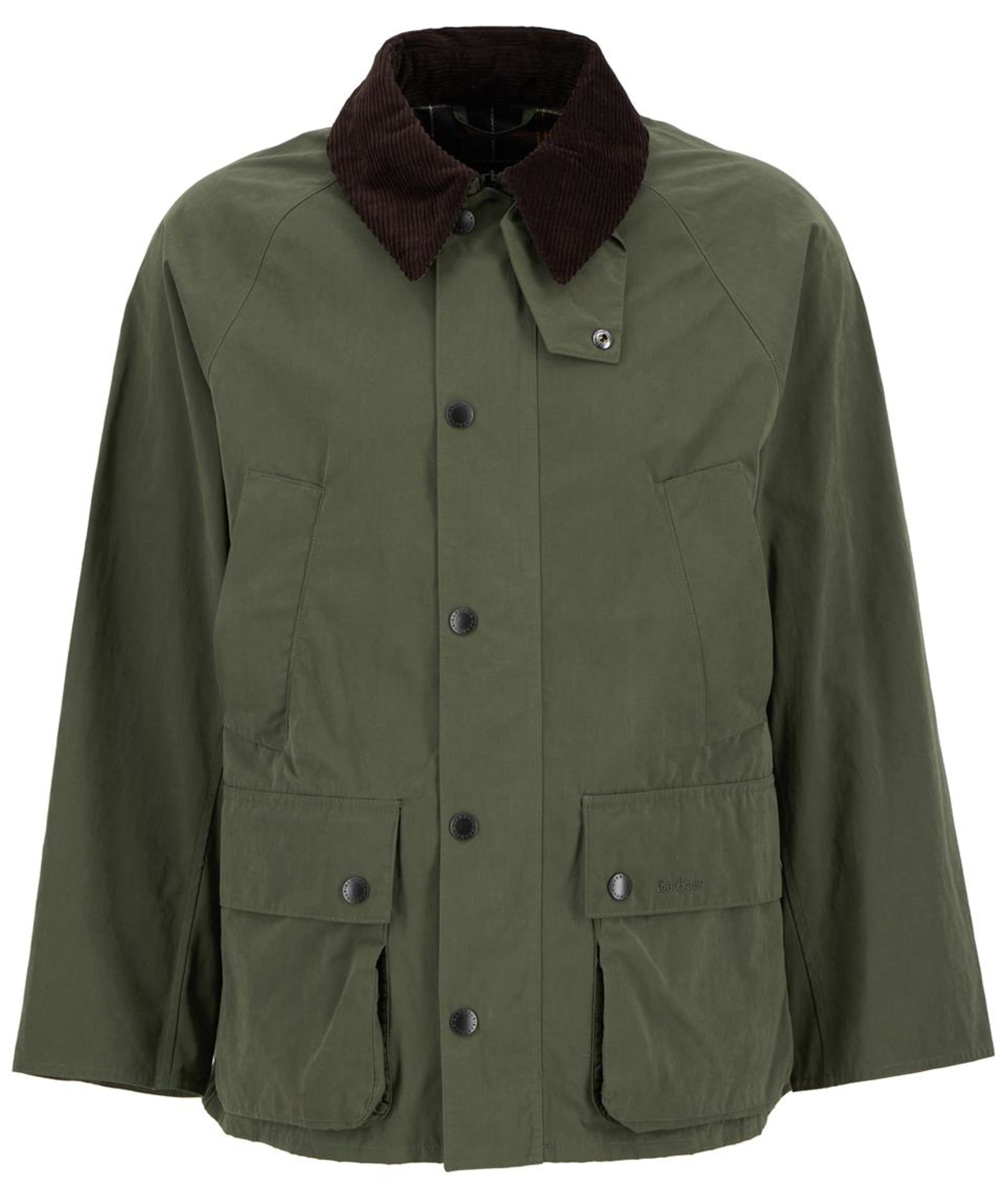 Mens Barbour Oversized Peached Bedale Casual Jacket