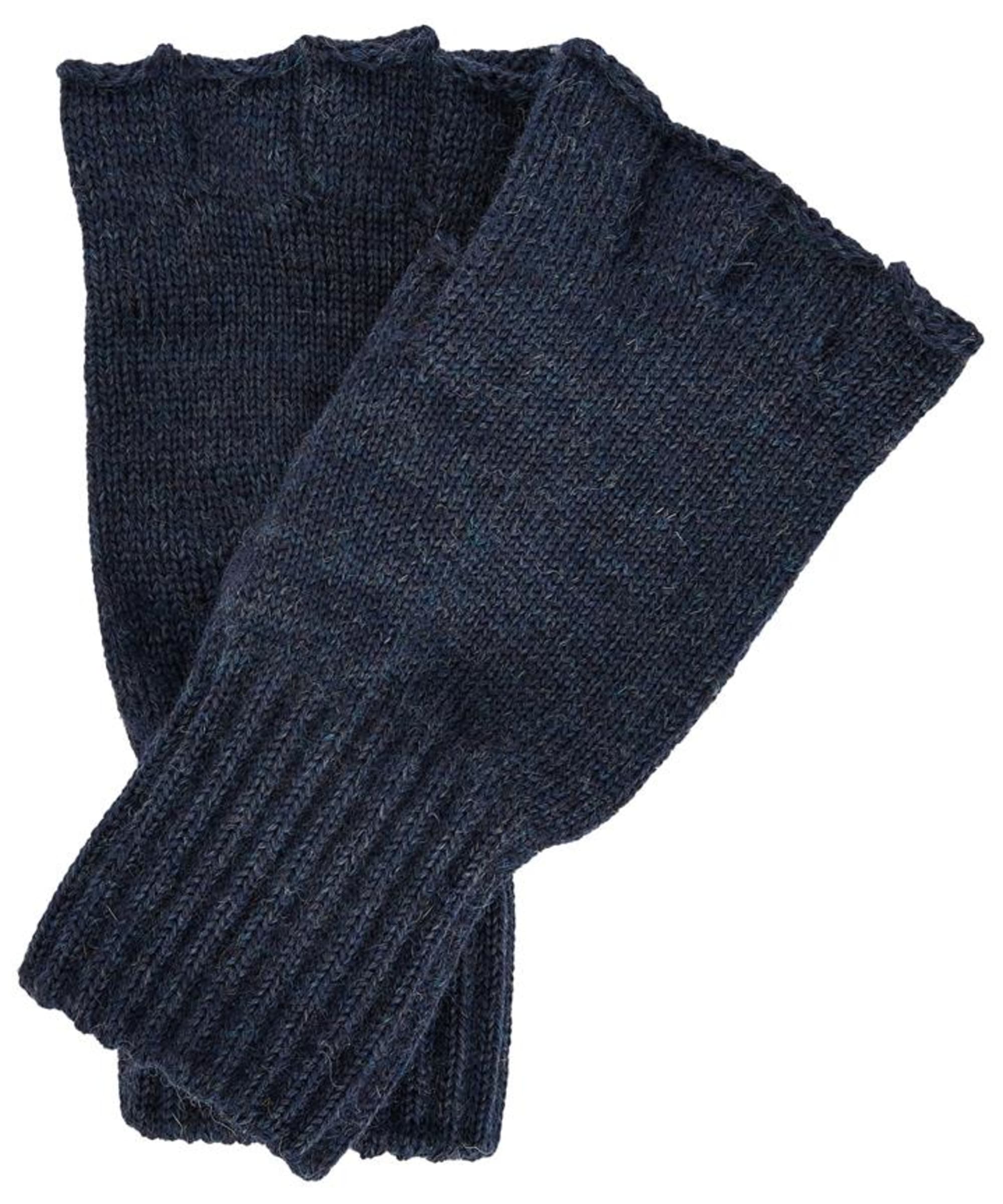 View Mens Barbour Fingerless Lambswool Gloves Navy S information