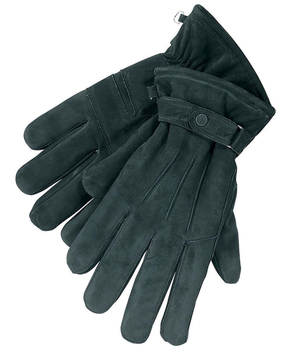 View Mens Barbour Leather Thinsulate Gloves Black XL information