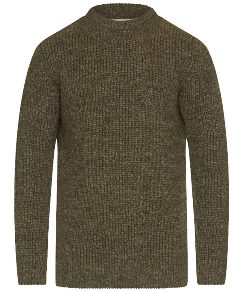 View Mens Barbour New Tyne Crew Neck Sweater Derby Tweed UK L information