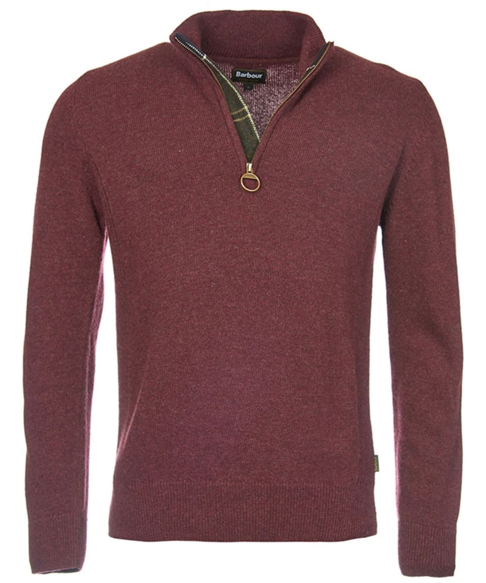 Barbour jumper mens olive store