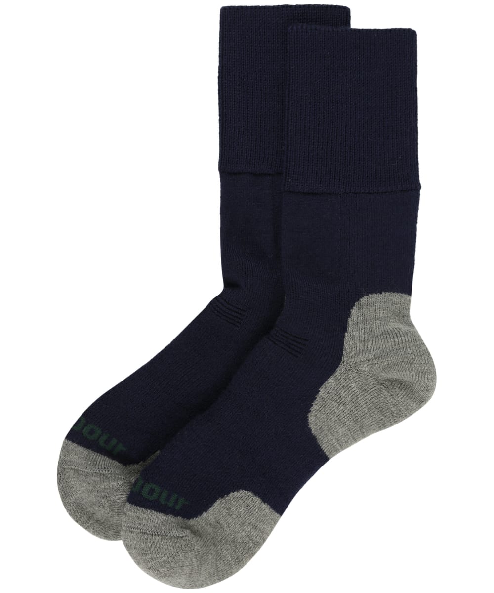View Mens Barbour Cragg Boot Socks Navy Mix L 911 UK information