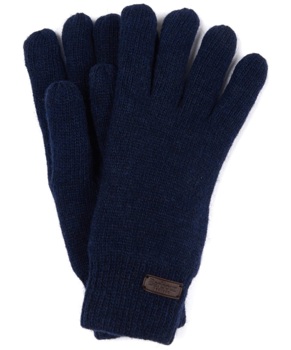 View Mens Barbour Carlton Gloves Navy One size information