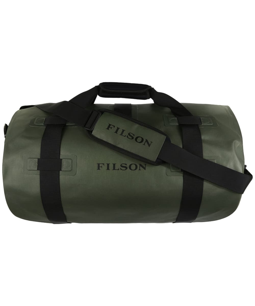 View Filson Dry Medium Waterproof Nylon Duffle Bag Green 54L information