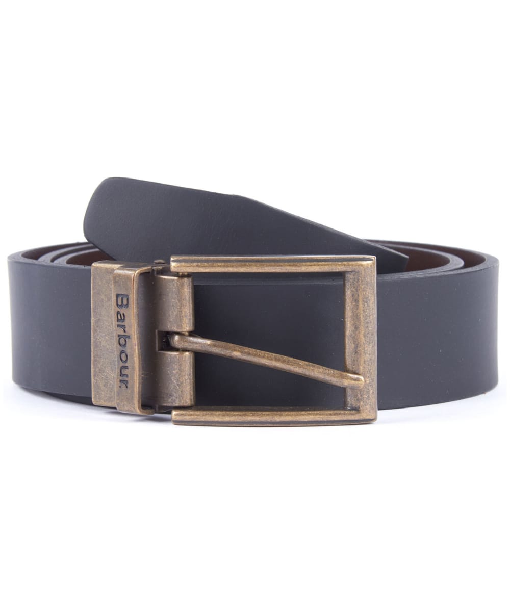Men's Barbour Reversible Leather Belt Gift Box