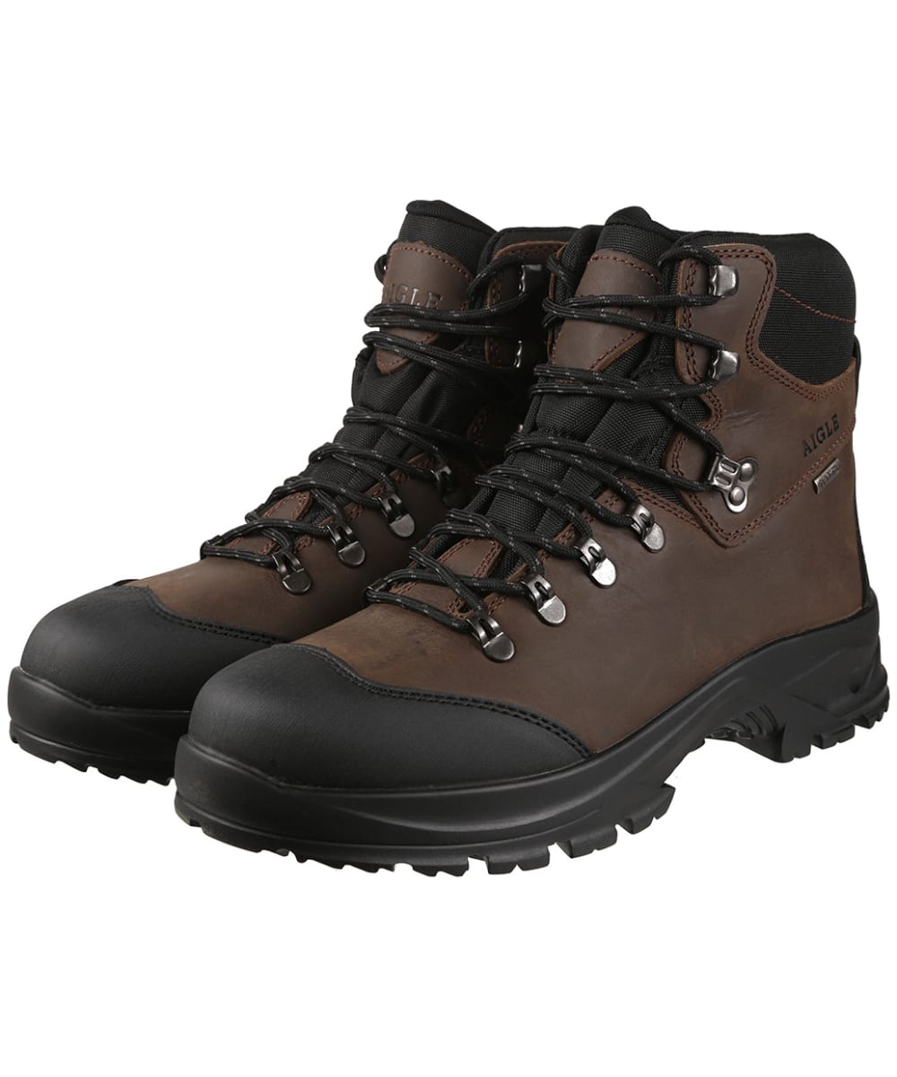 View Mens Aigle Laforse 2 Waterproof and Breathable MTD Boots Dark Brown UK 105 information