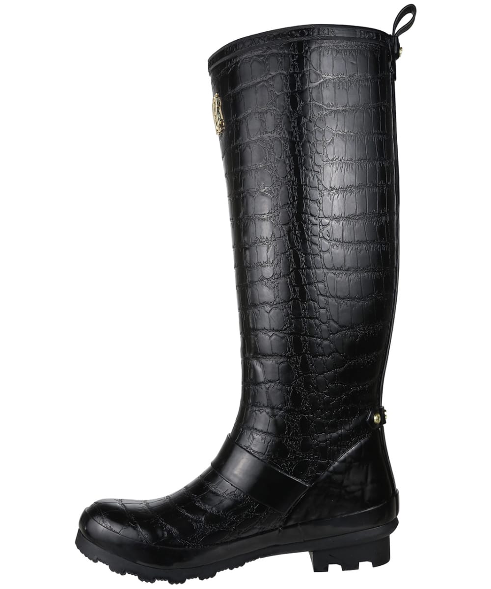 Women's Holland Cooper Sherpa Lined Regency Tall Wellingtons - Main Image