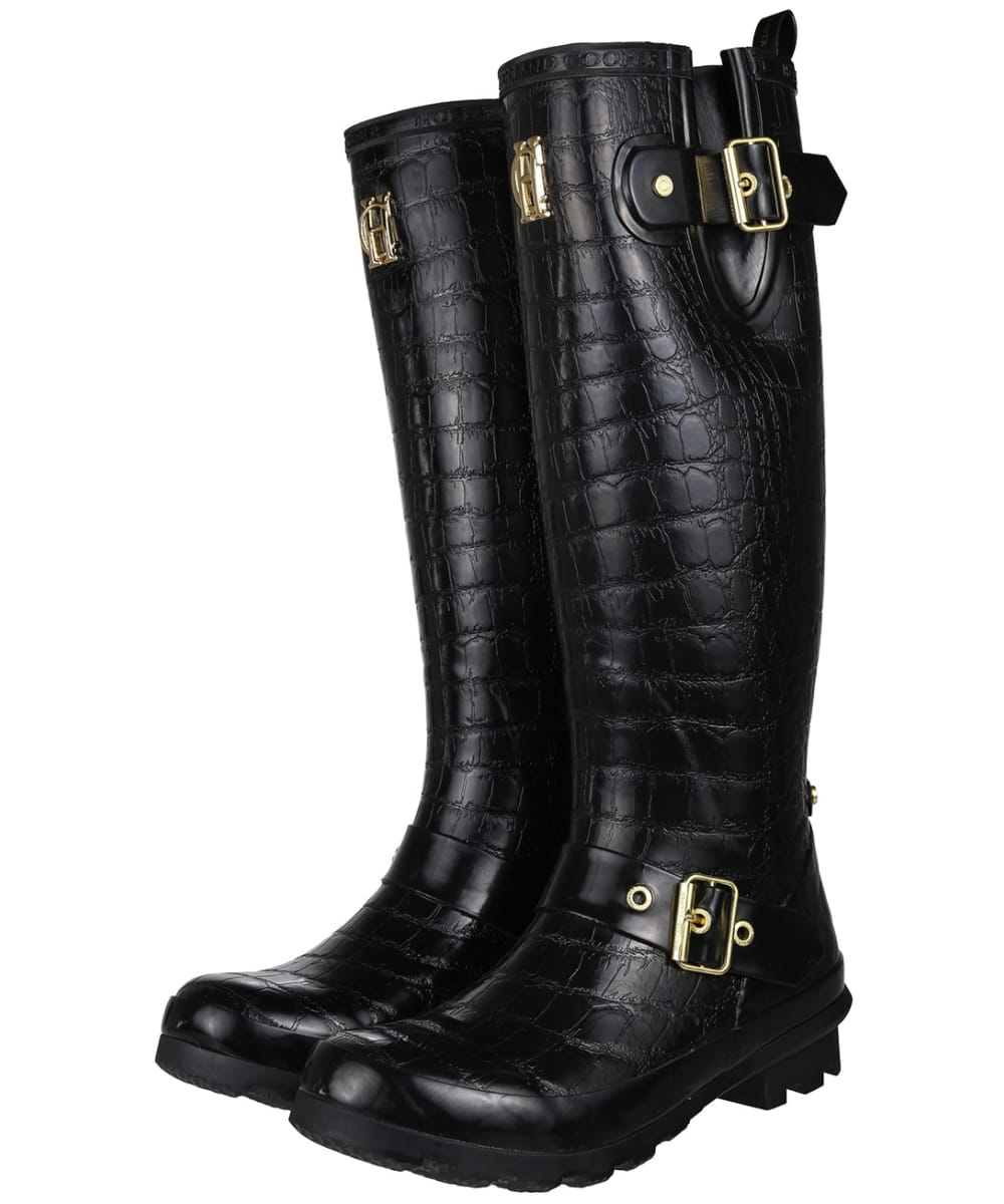Women s Holland Cooper Sherpa Lined Regency Tall Wellingtons