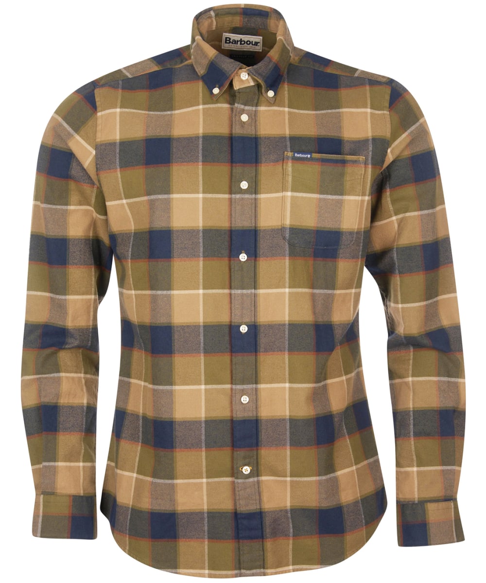View Mens Barbour Valley Tailored Shirt Stone Check UK XXXL information